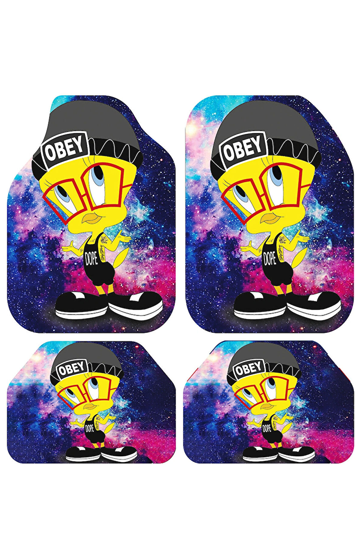 Dekoratif Desenli Oto Paspas Takımı