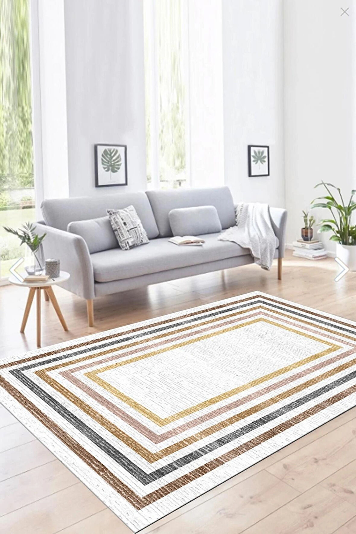 Dijital Baskılı Dekoratif Yıkanabilir Kaymaz Taban Halı