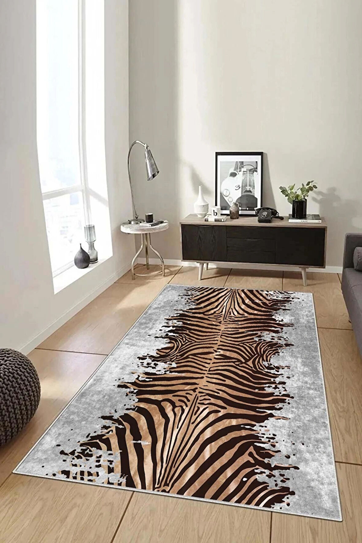 Dijital Baskılı Dekoratif Yıkanabilir Kaymaz Taban Halı