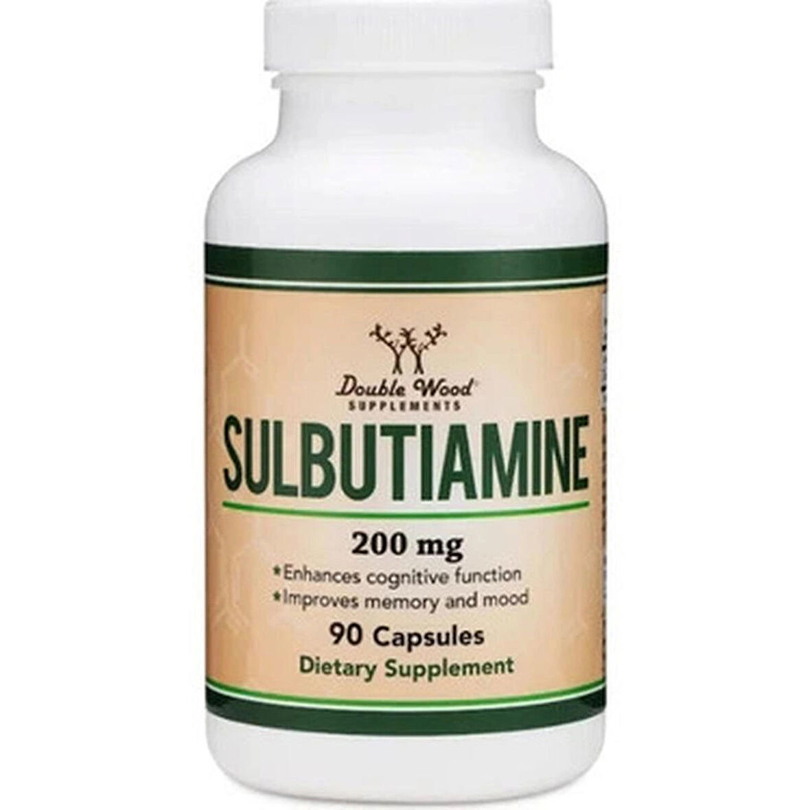 DOUBLE WOOD Sulbutiamine 90 Caps (ODAKLANMA+HAFIZA DESTEĞİ)
