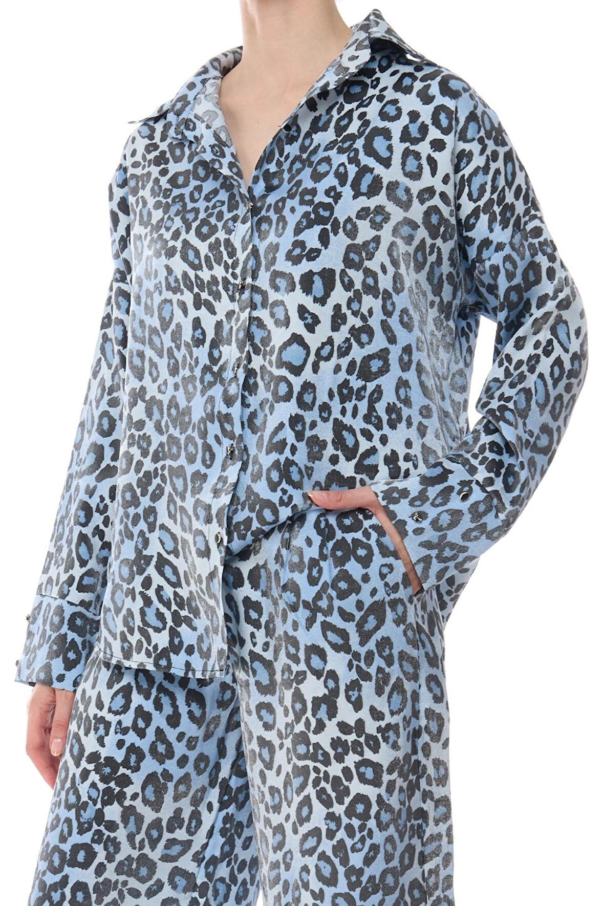Victoria Leopar Gömlek