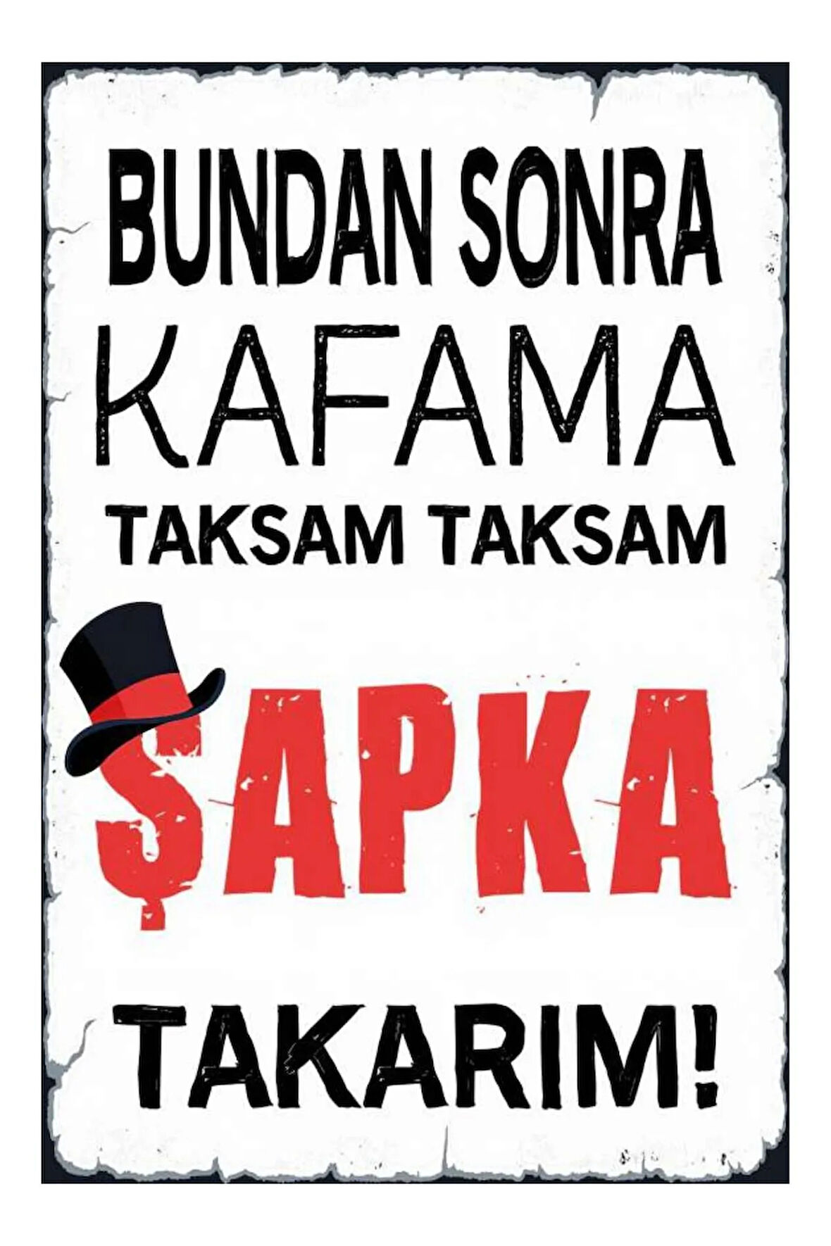 Slogan Ahşap Mdf Poster, Modern Duvar Dekoru, Sanatsal Poster, Ev Ofis, Cafe Duvar Süs