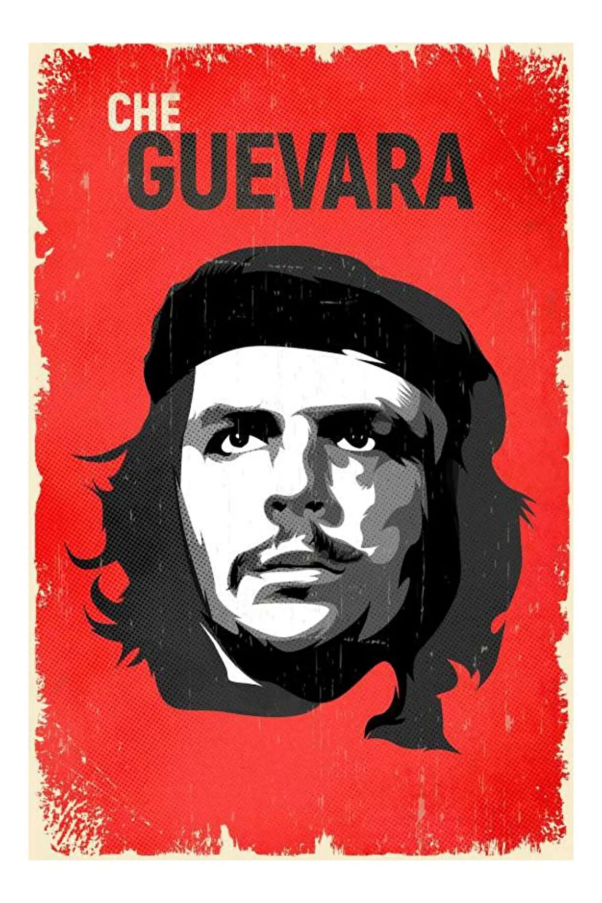 Che Guevara  Ahşap Mdf Poster, Modern Duvar Dekoru, Sanatsal Poster, Ev Ofis, Cafe Duvar Süs