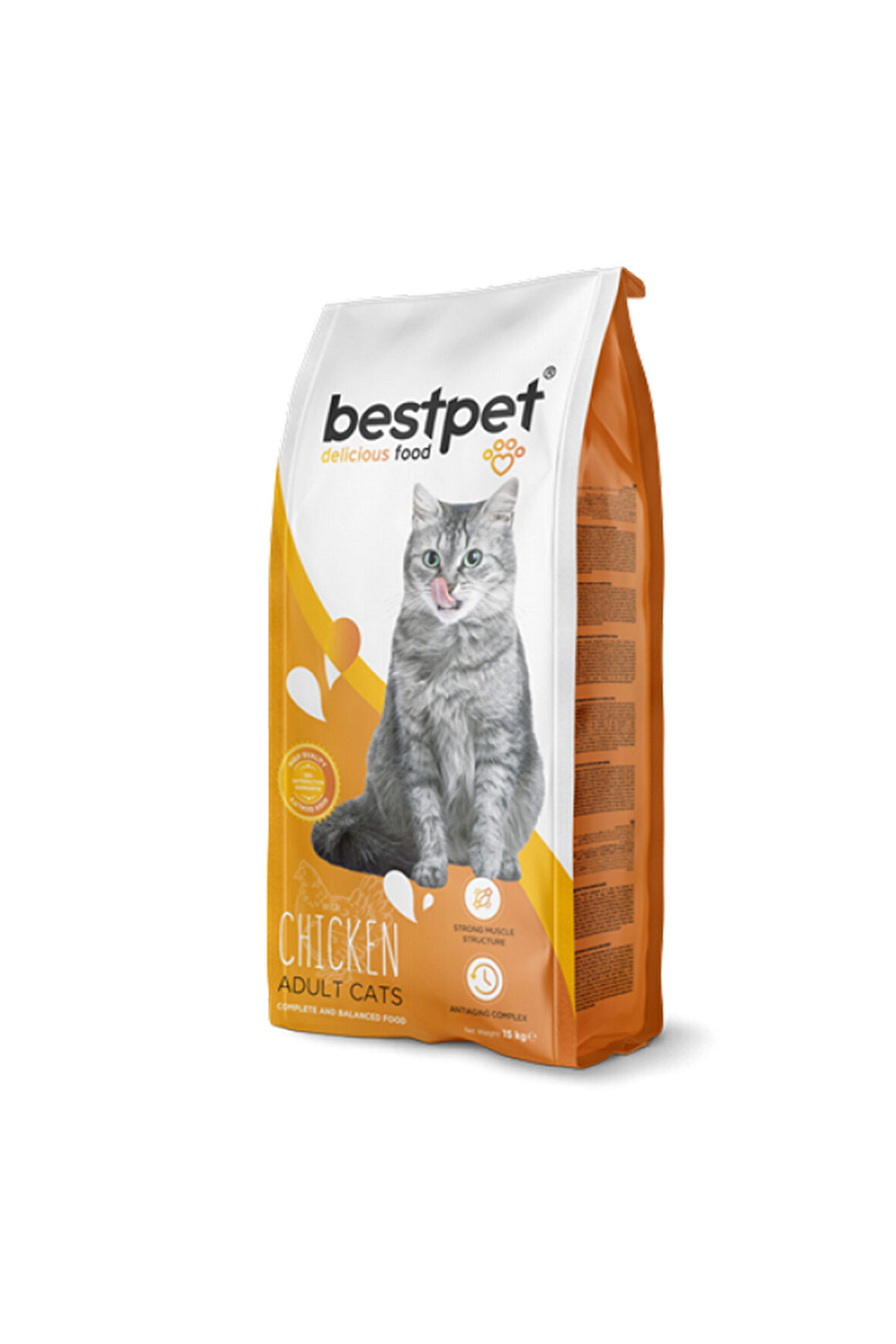 15 kg Yetişkin Kediler İçin Tavuk Etli Kuru Mama DPMAH