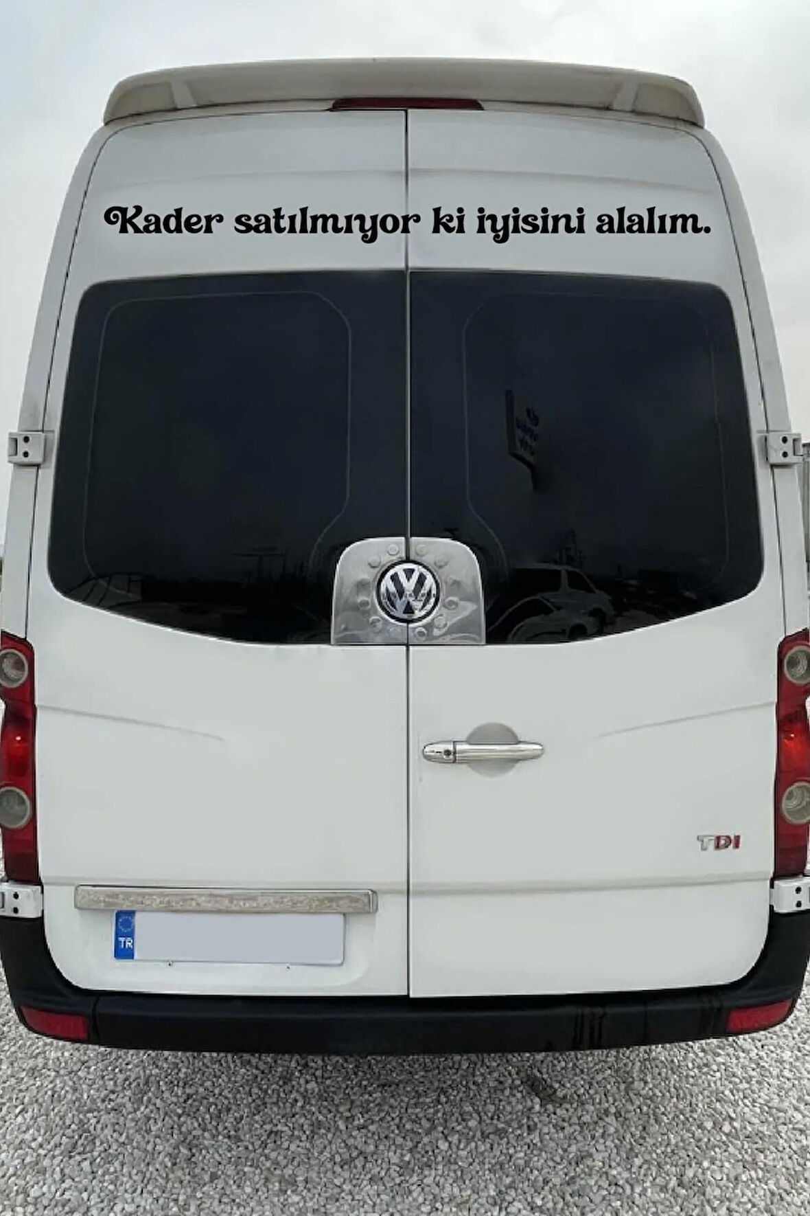 Araba Cam Yazı Sözleri Uzun Sticker - Ticari - Servis - Dolmuş -panelvan Arkası Yazı Yapıştırma Sözü