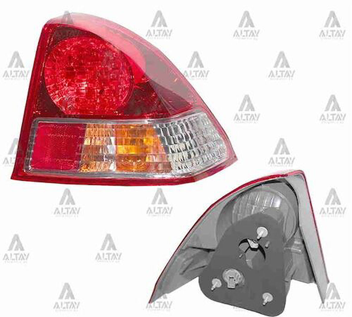 Depo 2171956RAEY Stop Lambası Sağ Kırmızı-Beyaz-Sarı Duylu Ampullu Honda Civic Sedan 03-04 33501S5B003