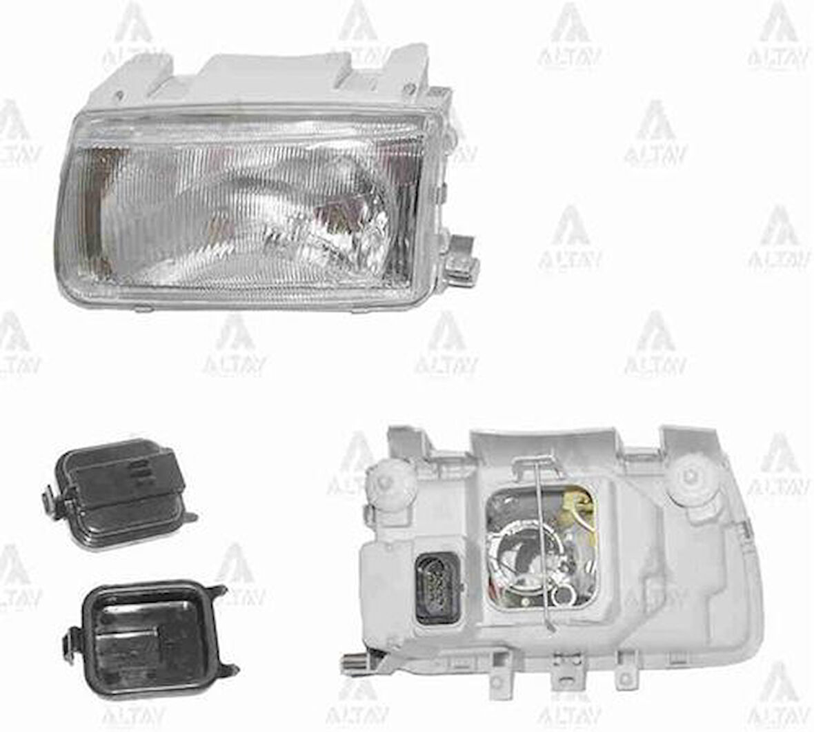 Depo 4411123LLDEM Ön Far Sol Motoru Uzerınde Volkswagen Polo III 95- 6N1941015A