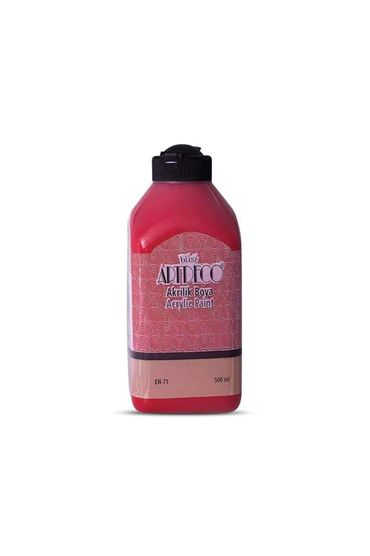 Akrilik Boya 500 ml Çilek Kırmızı 3675