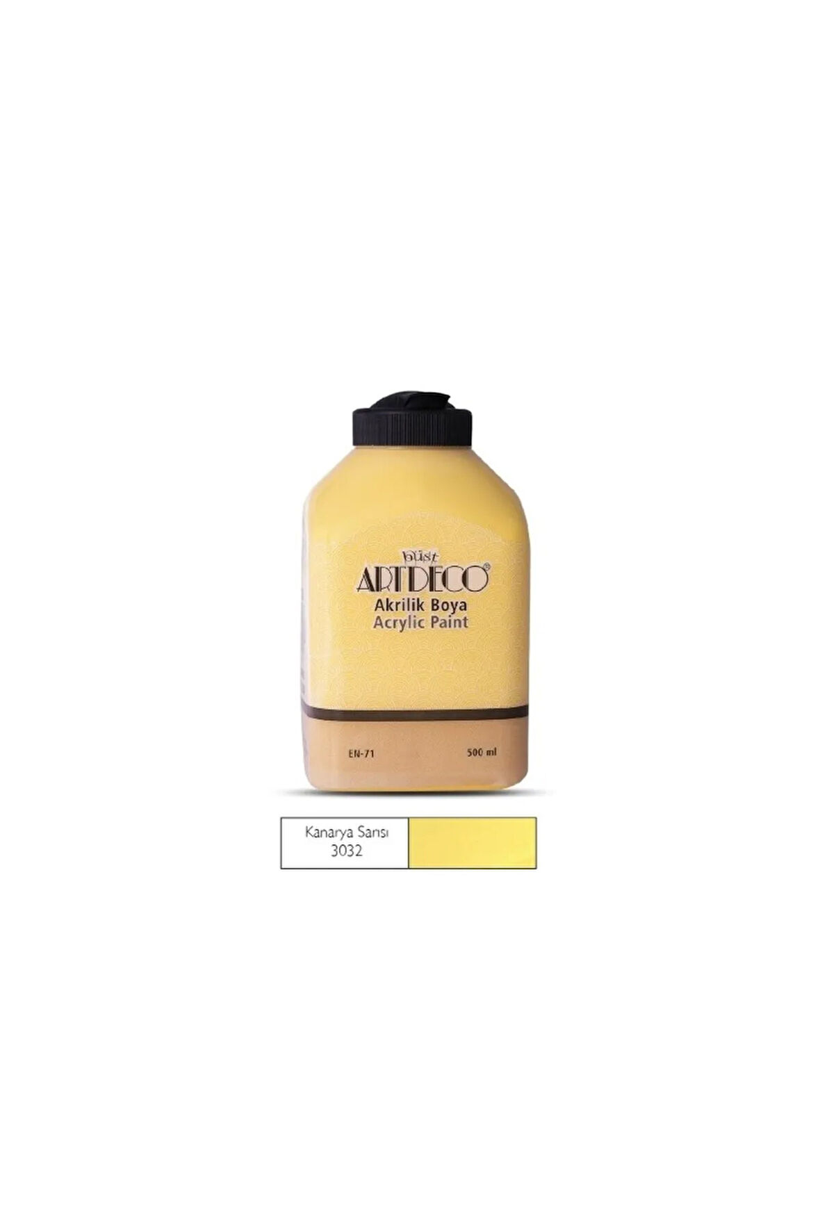 500ml 3032 Kanarya Sarısı Akrilik Boya