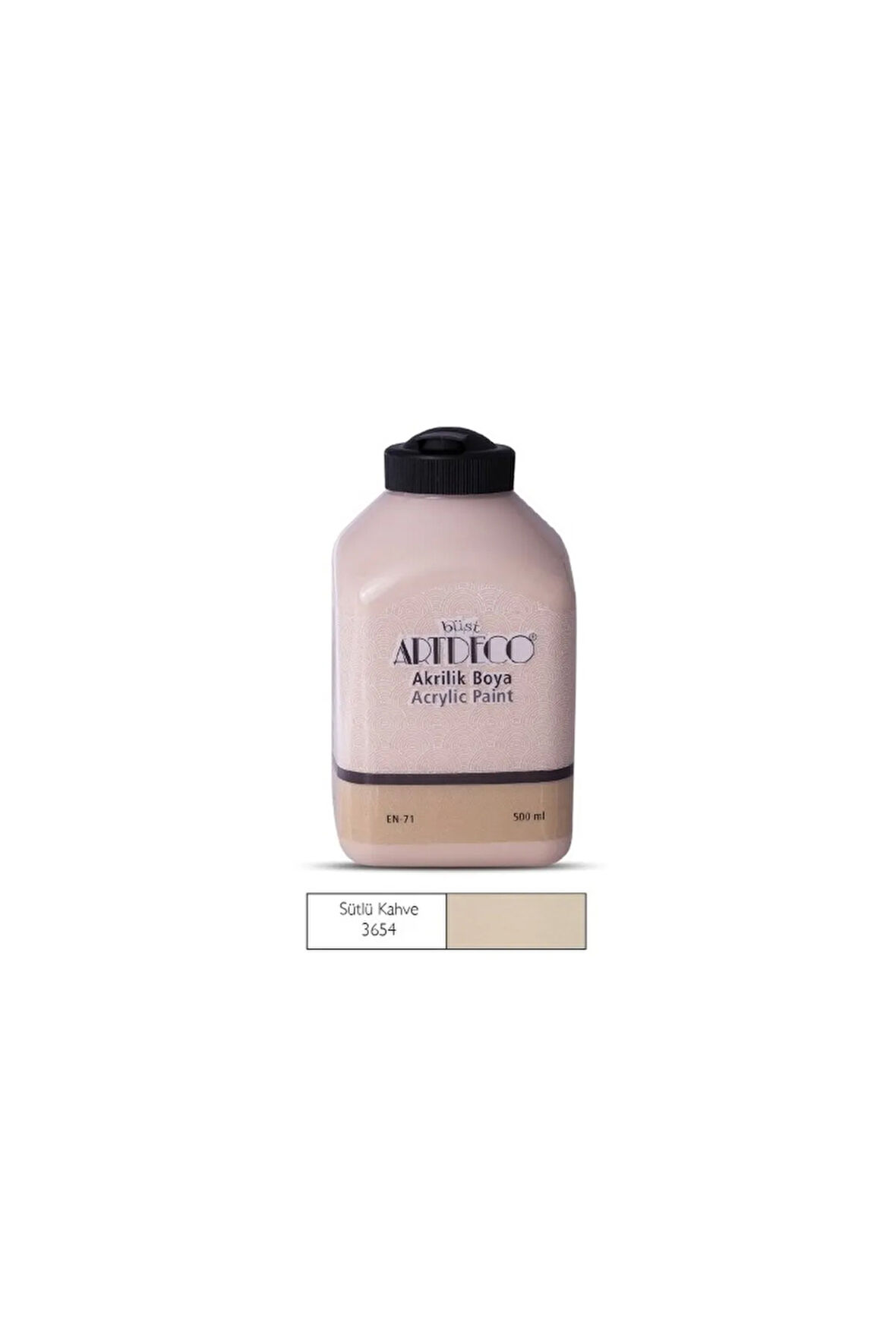 500ml 3654 Sütlü Kahve Akrilik Boya