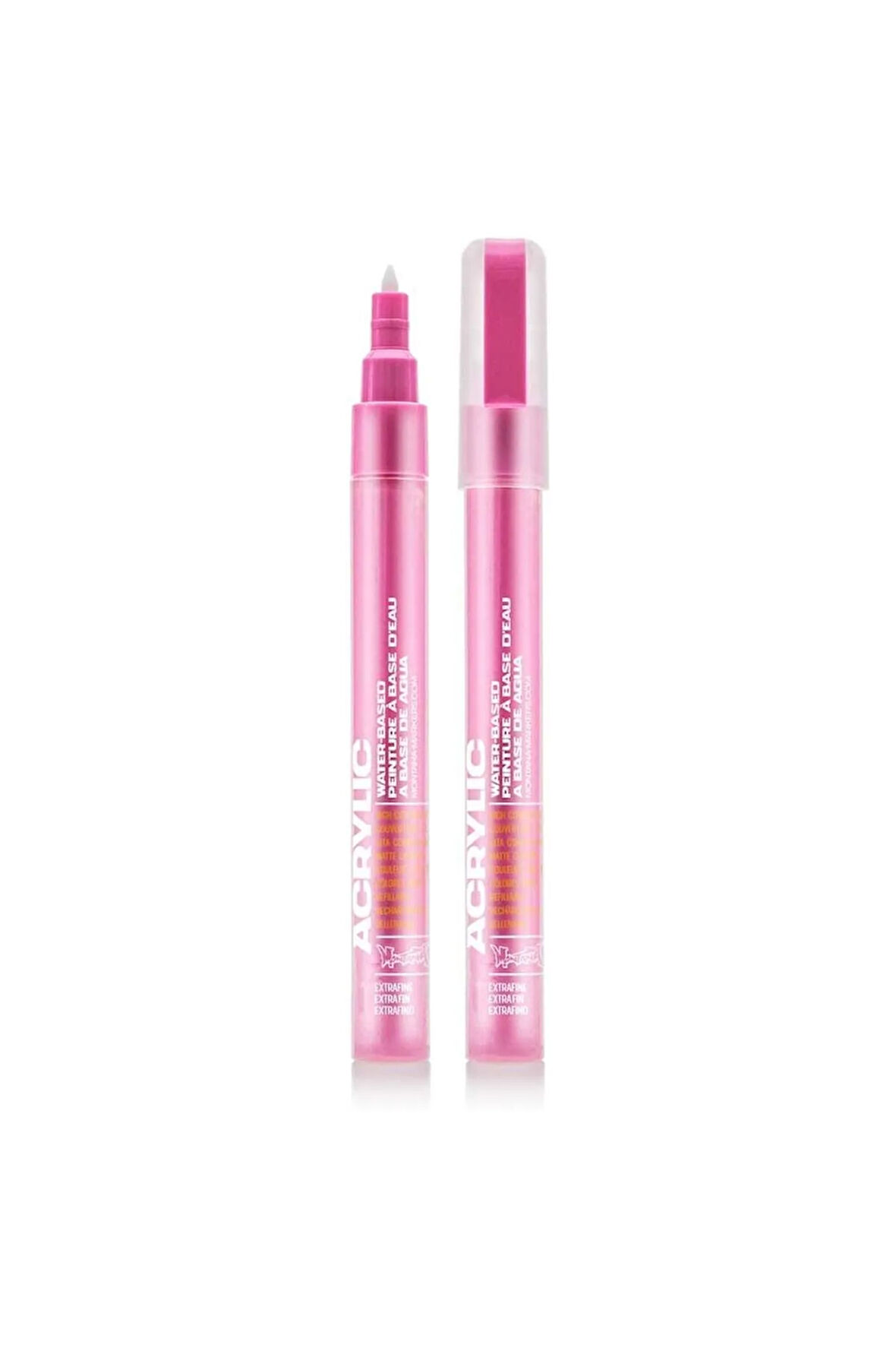 Akrilik Markör Extra İnce Uç 0.7mm Shock Pink Light S4000