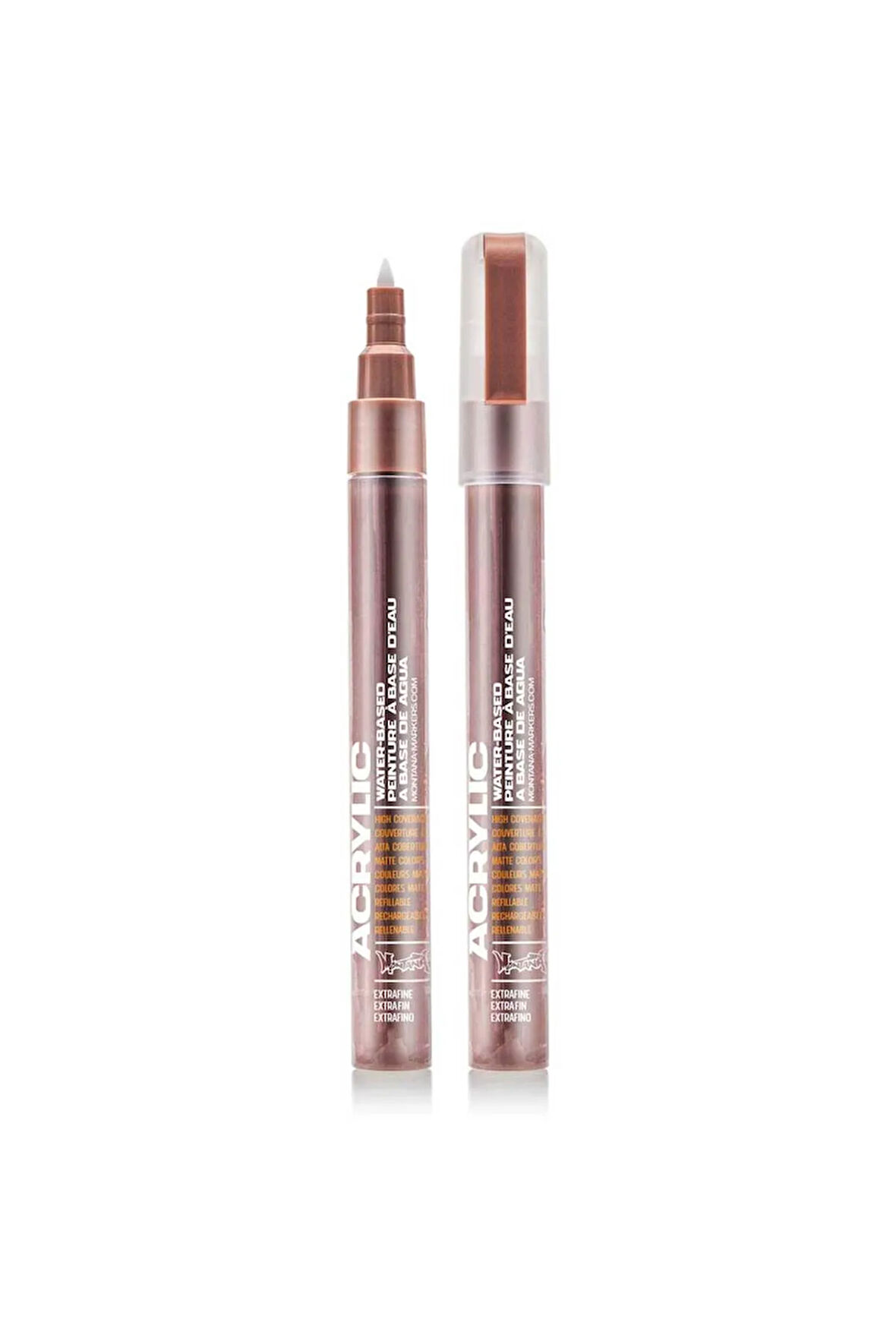 Akrilik Markör Extra İnce Uç 0.7mm Copper Matt M2000