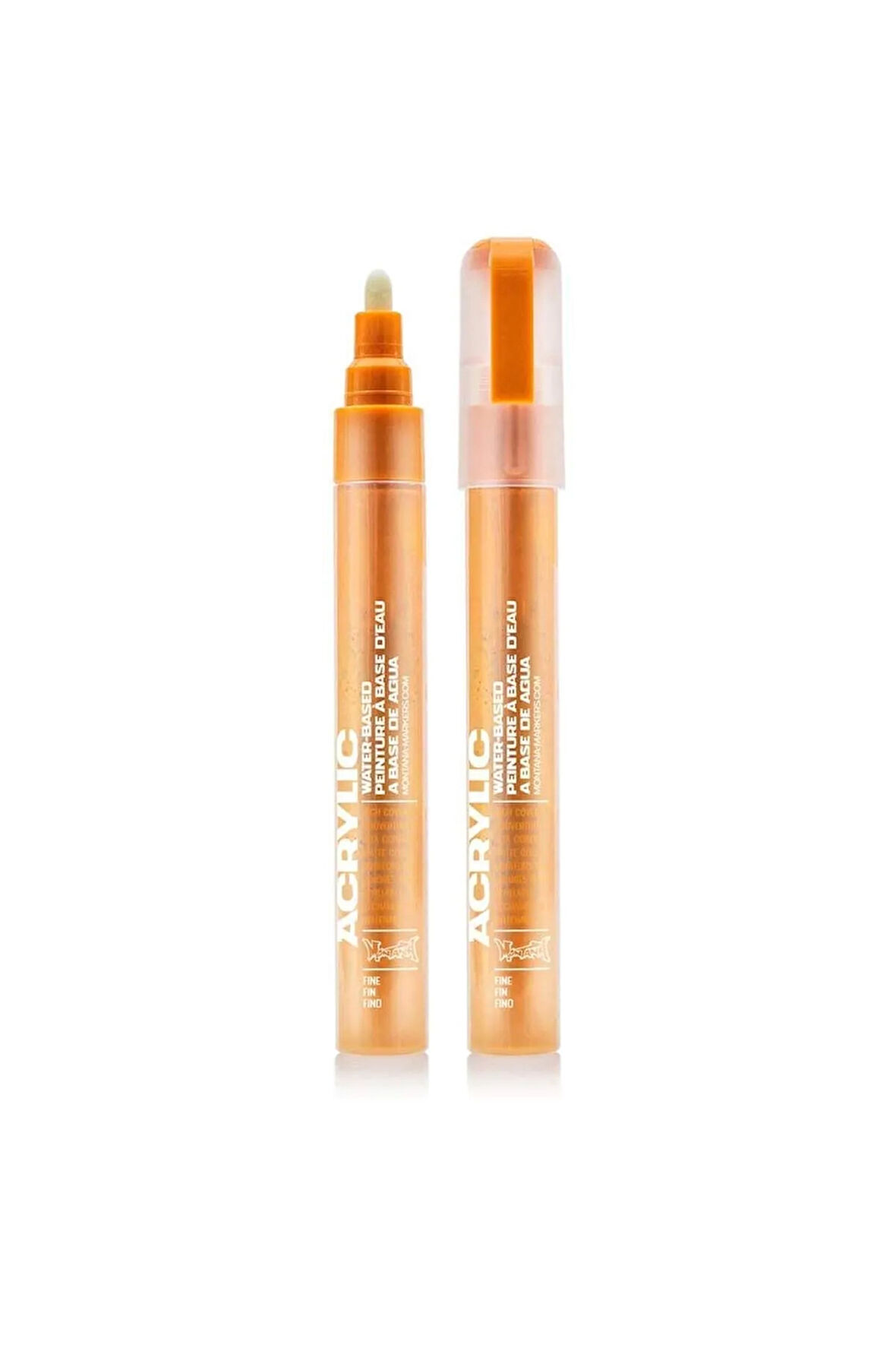 Akrilik Markör İnce Uç 2mm Shock Orange Light S2000