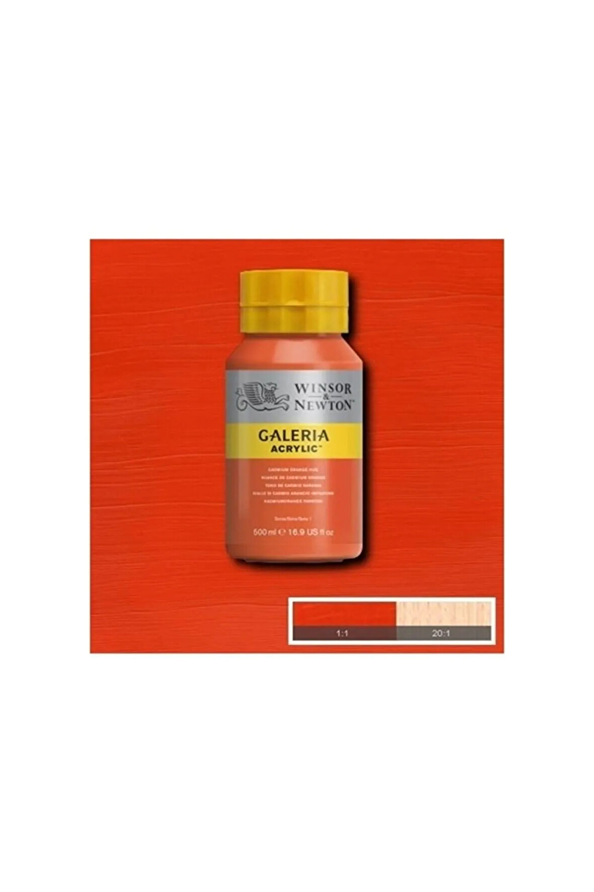 Winsor & Newton Galeria Akrilik Boya 500ml Cadmium Orange Hue 090