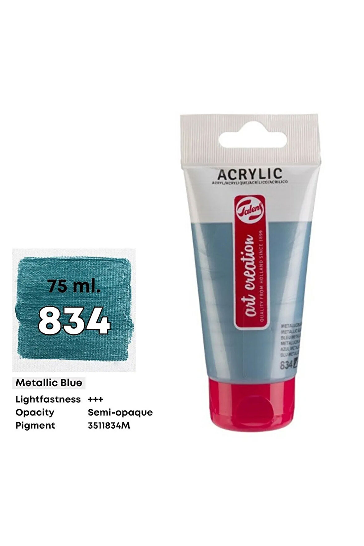 Art Creation Akrilik Boya 75ml 834 Metallic Blue