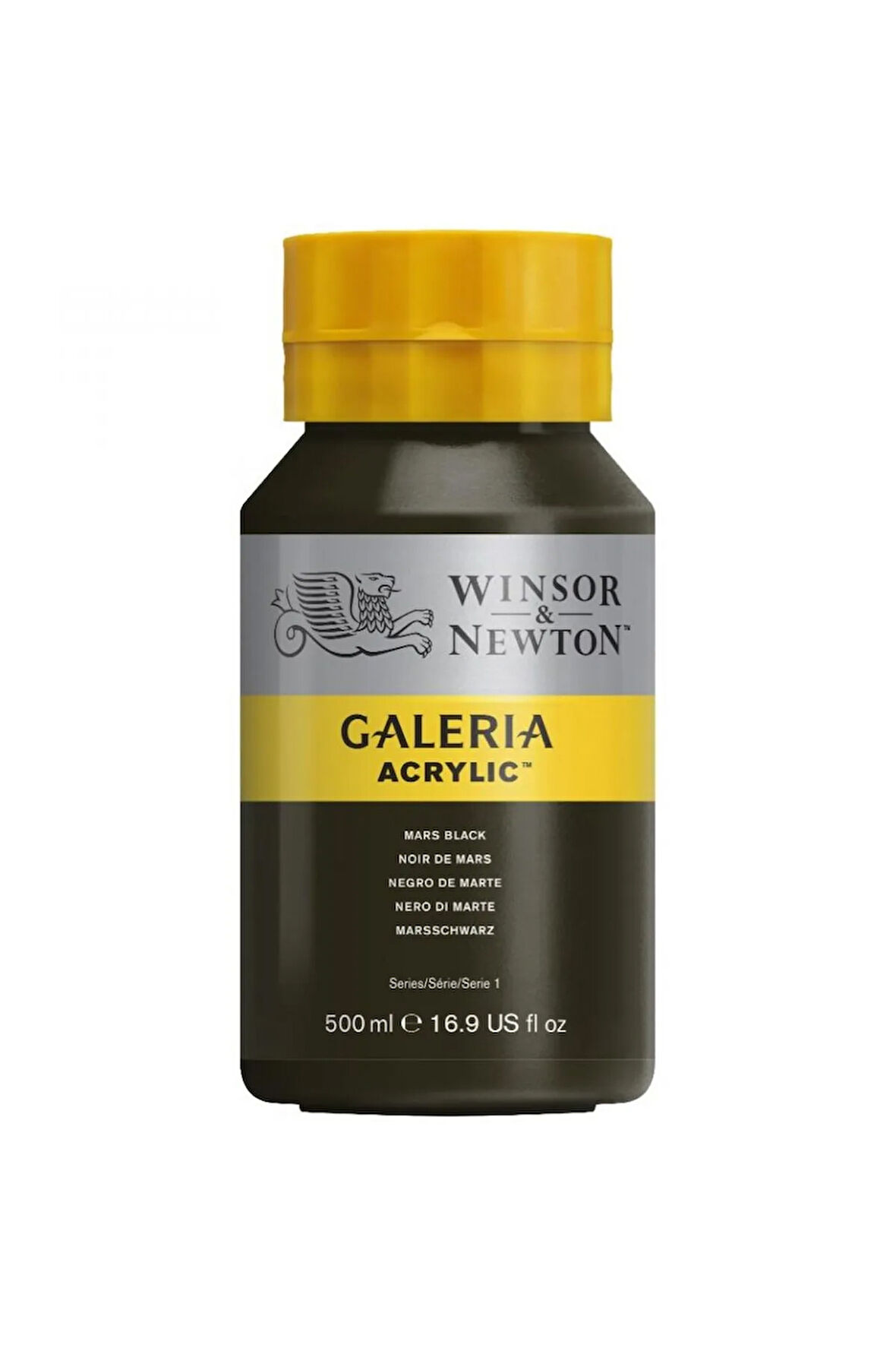 Winsor & Newton Galeria Akrilik Boya 500ml Mars Black 386