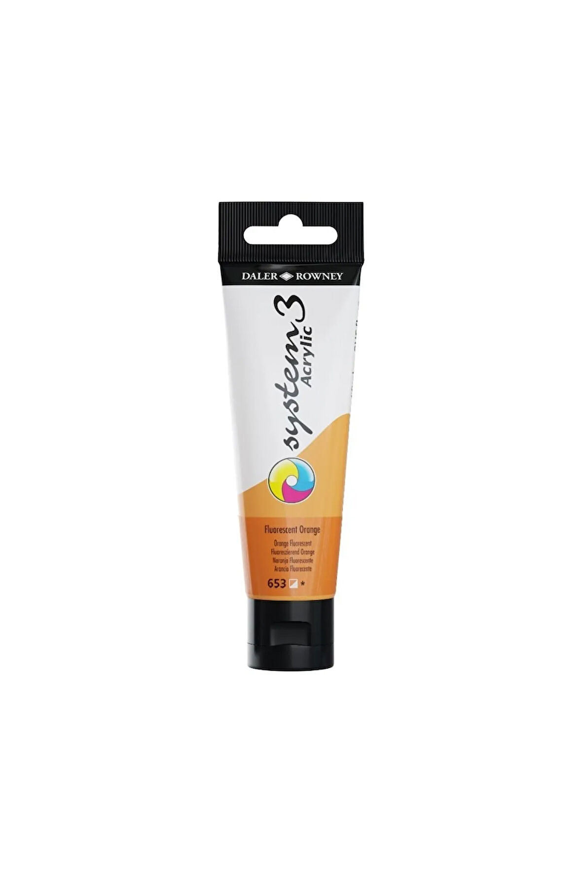 Daler Rowney System 3 Akrilik Boya 150ml 653 Fluoro Orange