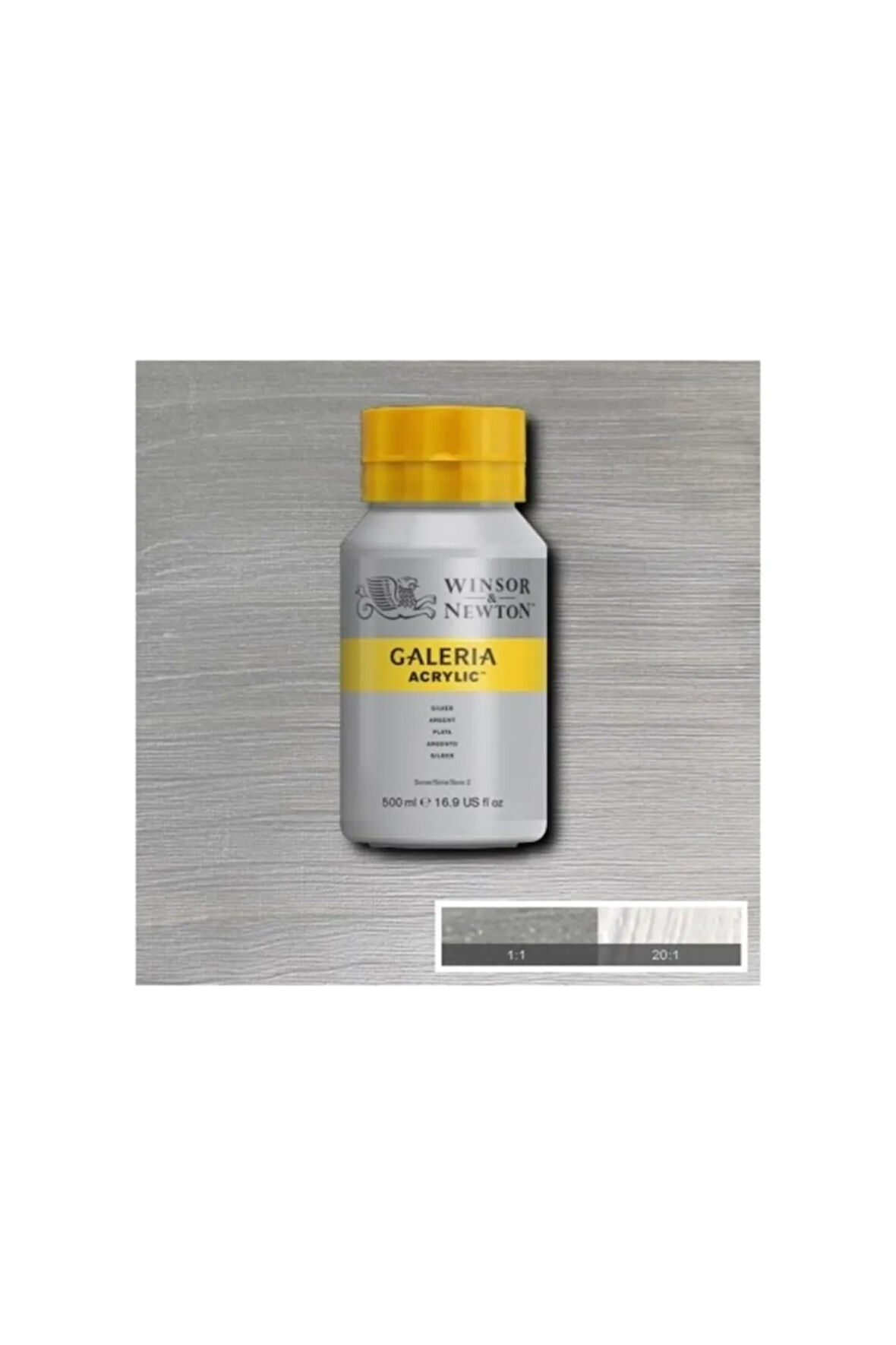Winsor & Newton Galeria Akrilik Boya 500ml Silver (Metalik) 617 S.2