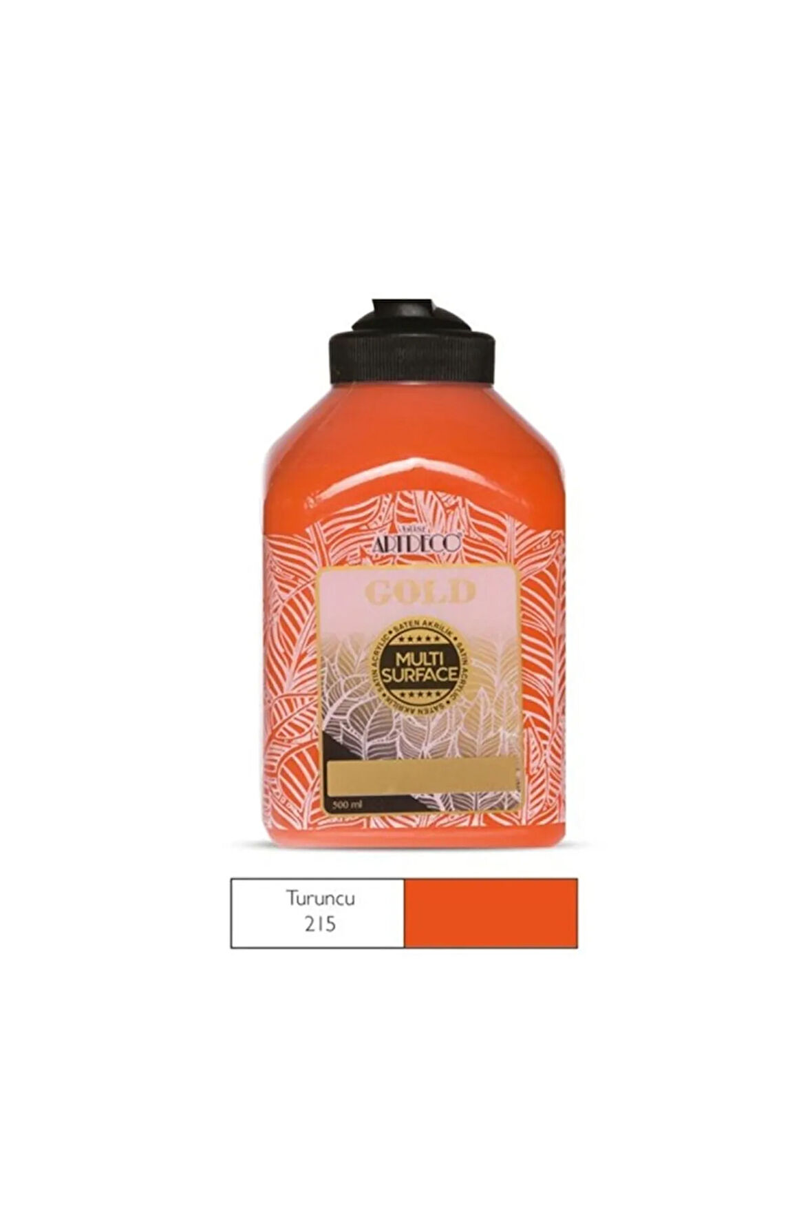 Gold Multi Surface Akrilik Boya 500 Ml. 215 Turuncu