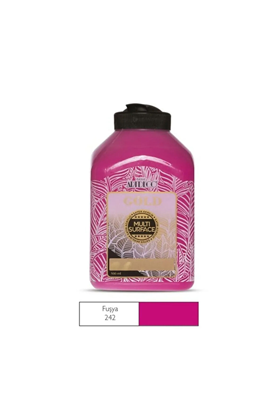 Gold Multi Surface Akrilik Boya 500 Ml. 242 Fuşya