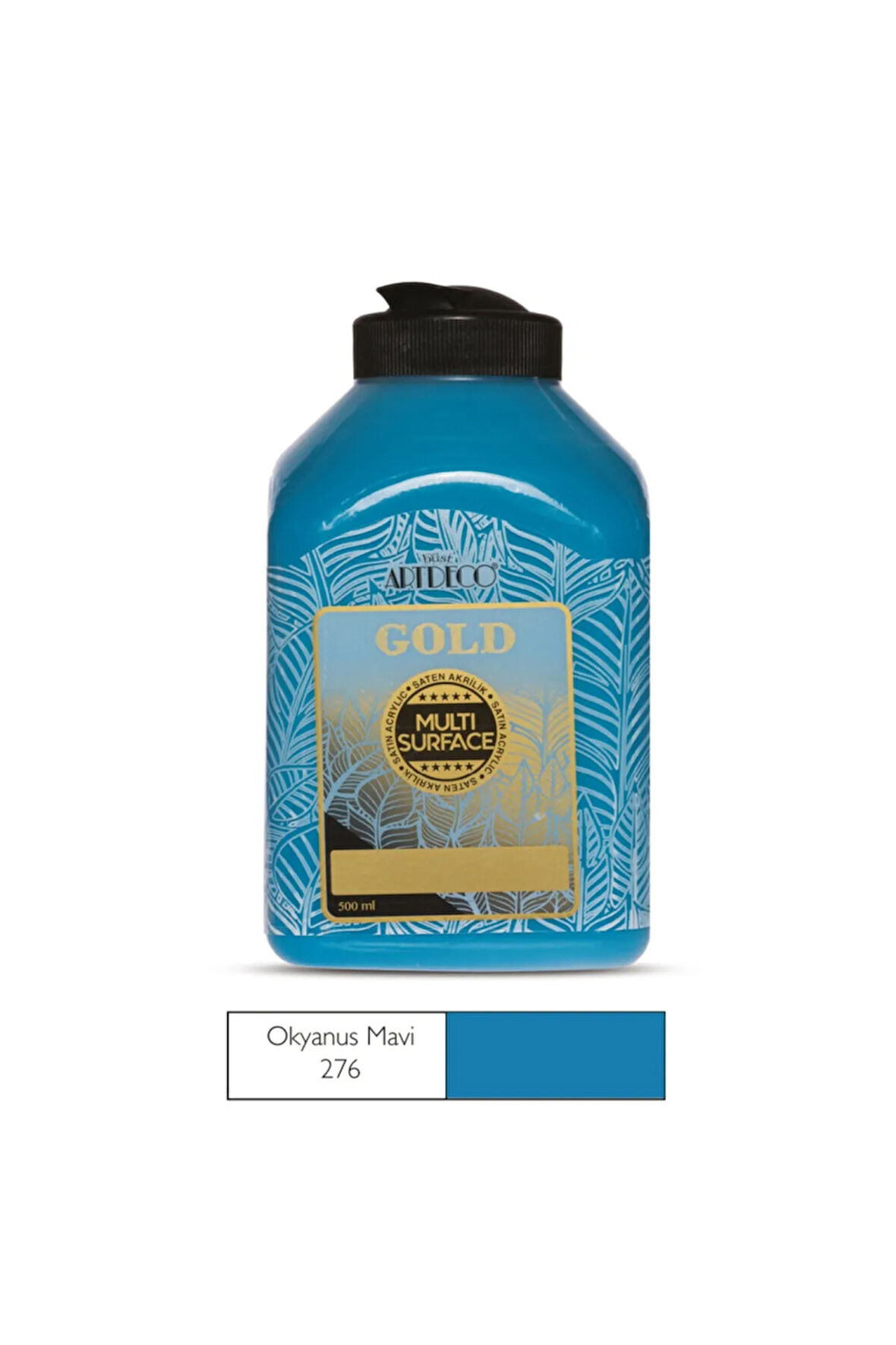 Gold Multi Surface Akrilik Boya 500 ml. 276 OKYANUS MAVİ