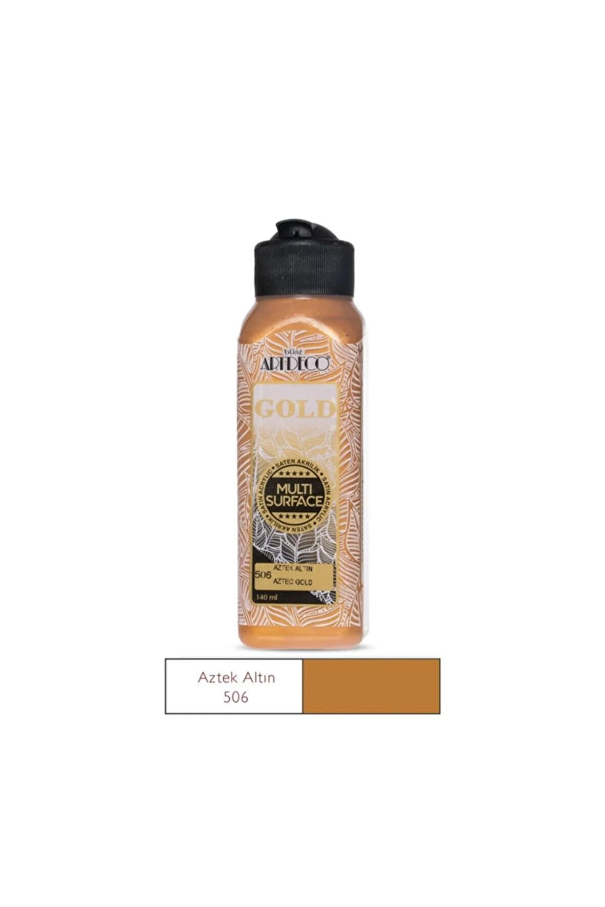 Gold Aztek Gold Multi-surface Metalik Akrilik Boya 140 Ml. Yeni Seri