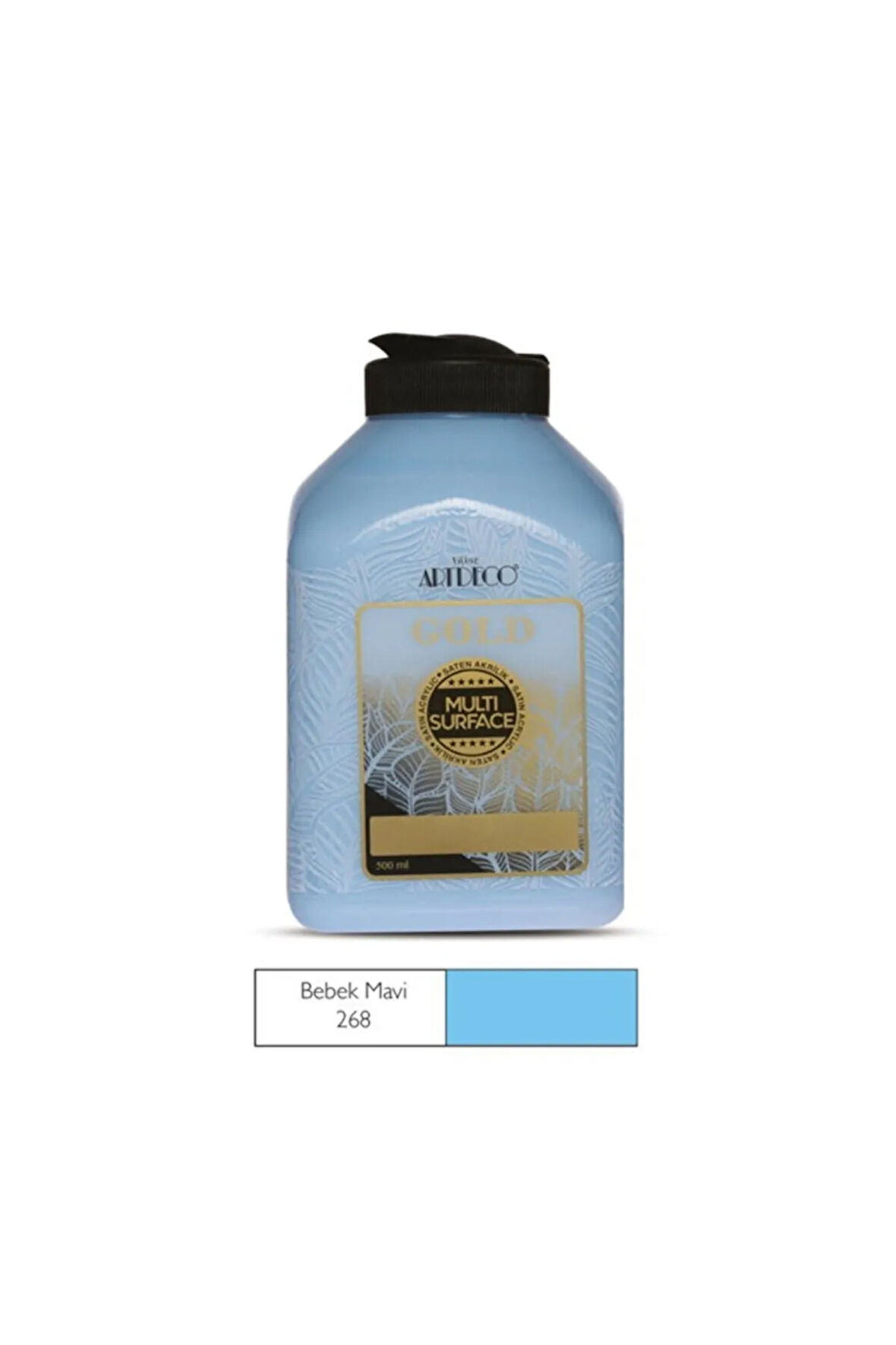Gold Multi Surface Akrilik Boya 500 Ml. 268 Bebek Mavi