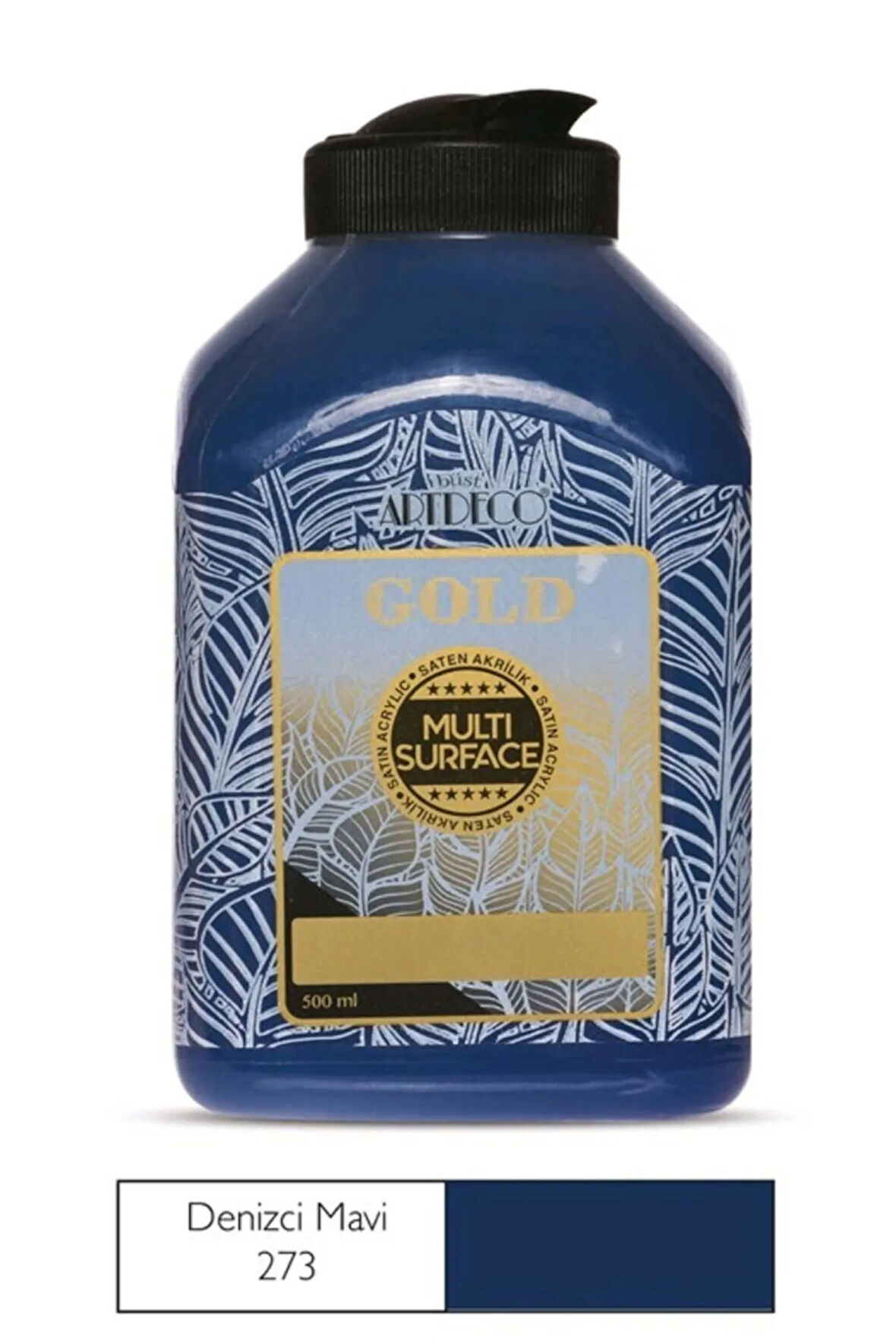 Gold Multi Surface Akrilik Boya 500 Ml. 273 Denizci Mavi