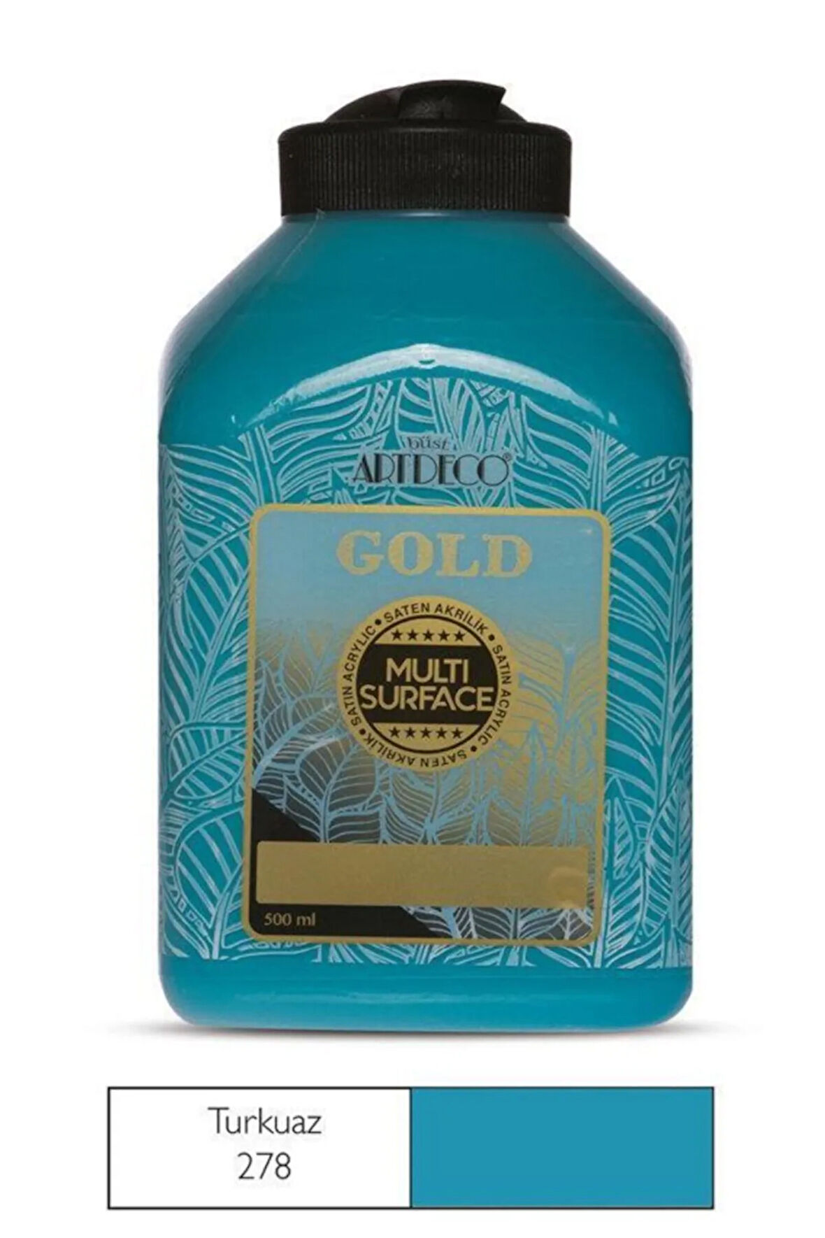 Gold Multi Surface Akrilik Boya 500 ml. 278 TURKUAZ