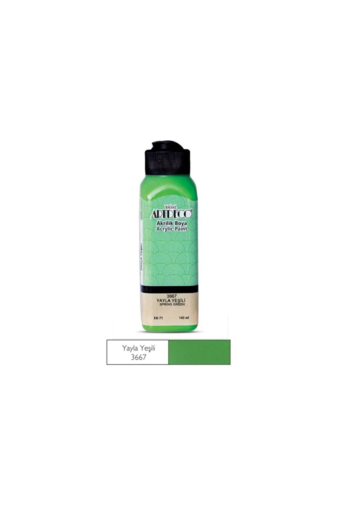 Yayla Yeşili Yeni Formül Akrilik Boya 140 Ml
