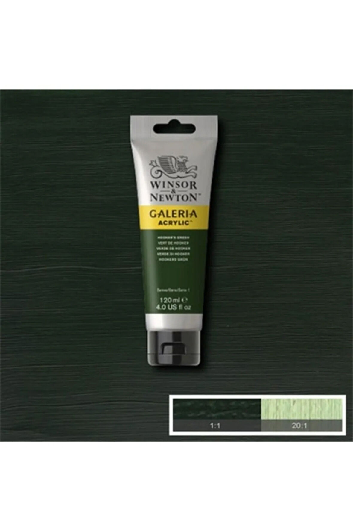 Winsor & Newton Galeria Akrilik Boya 120ml Hooker’s Green 311