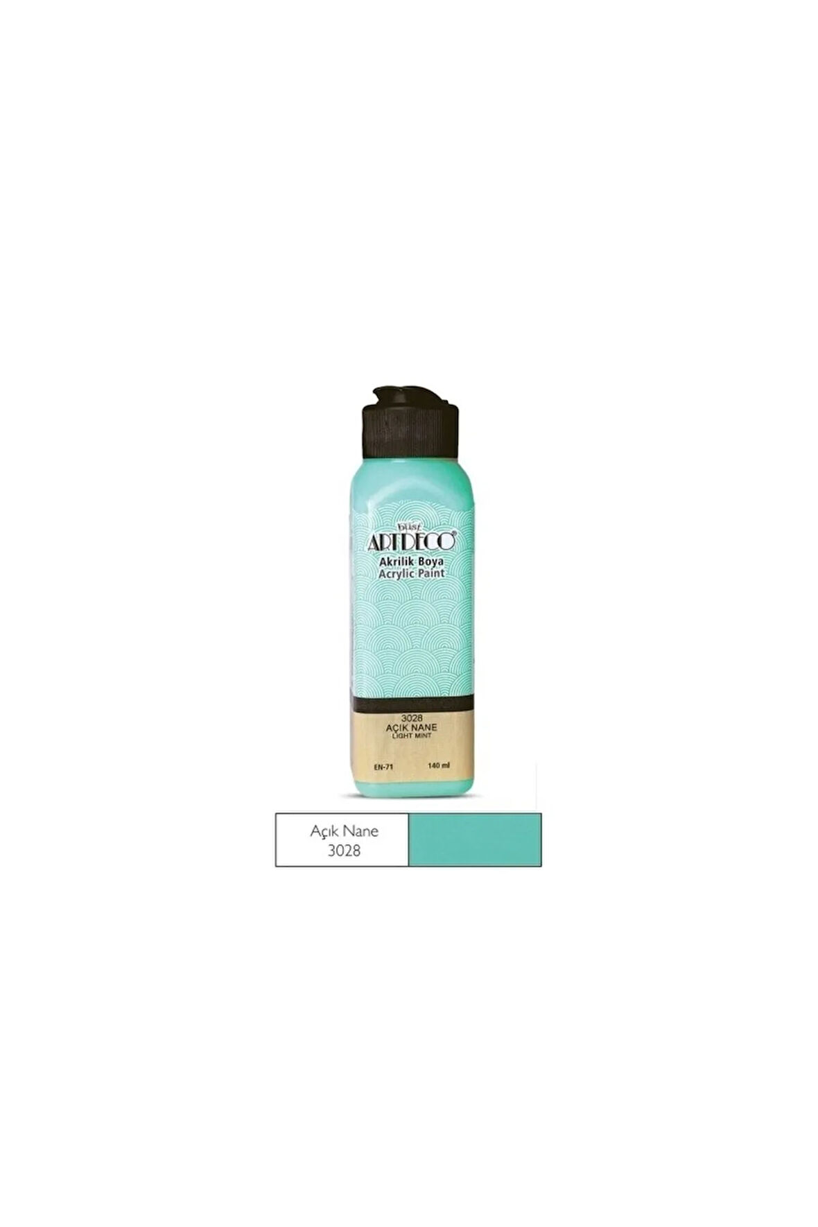 Yeni Formül Akrilik Boya 140 ml Açık Nane
