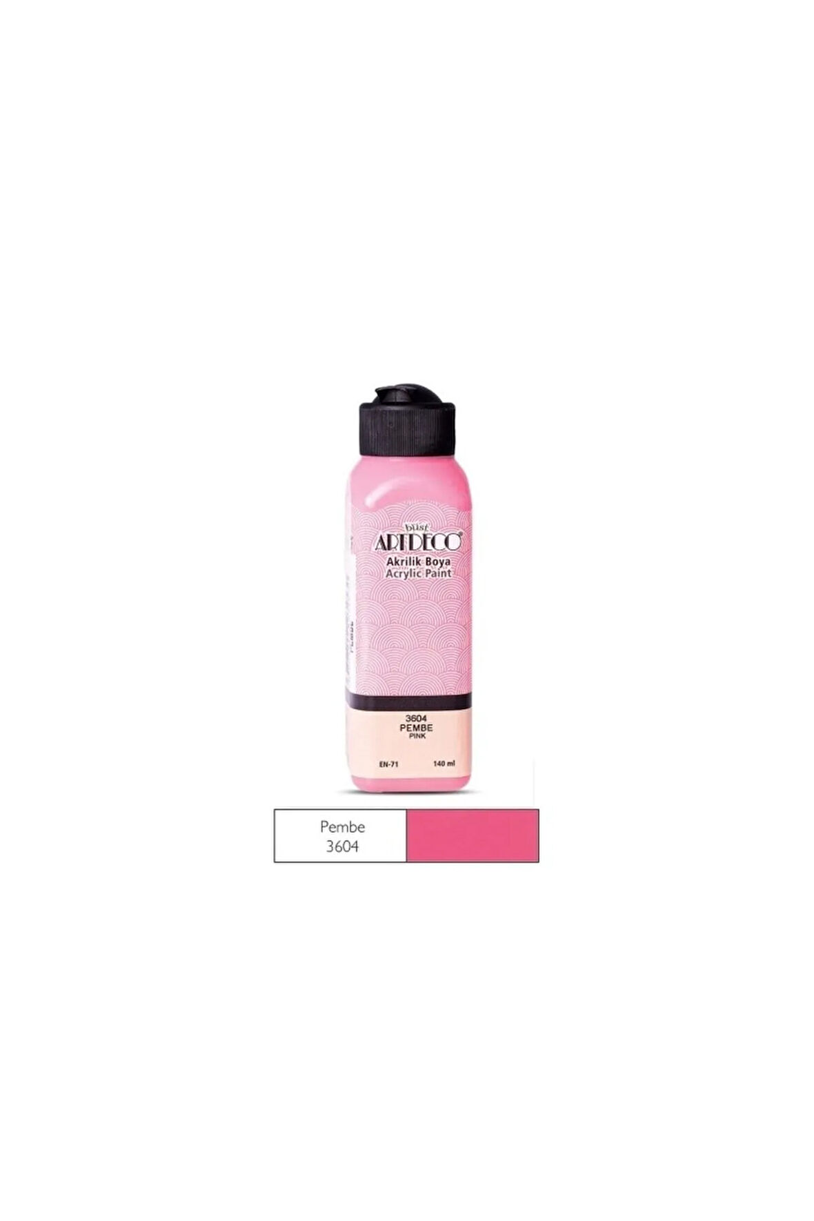 Pembe Yeni Formül Akrilik Boya 140 Ml
