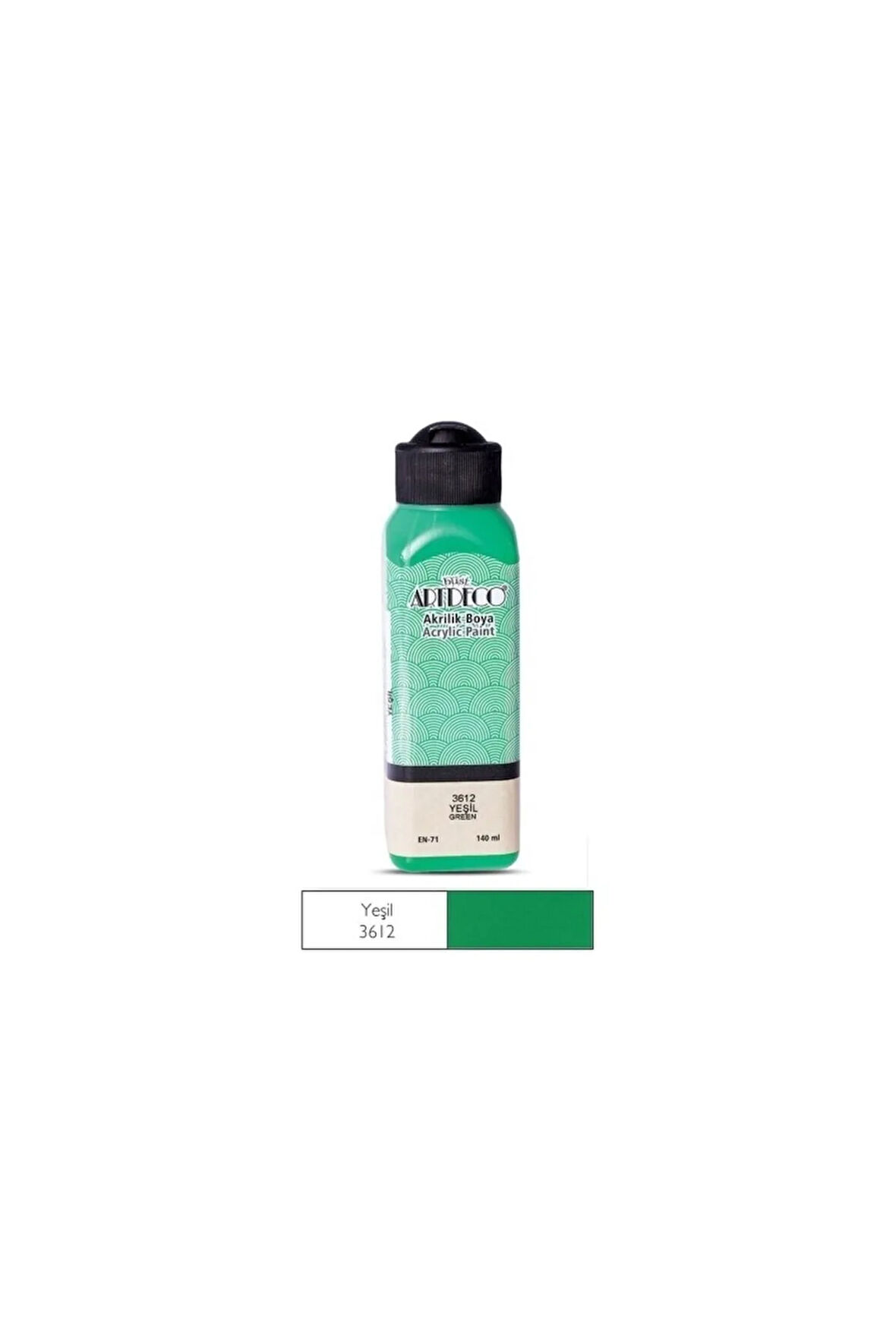 Yeşil Yeni Formül Akrilik Boya 140 Ml