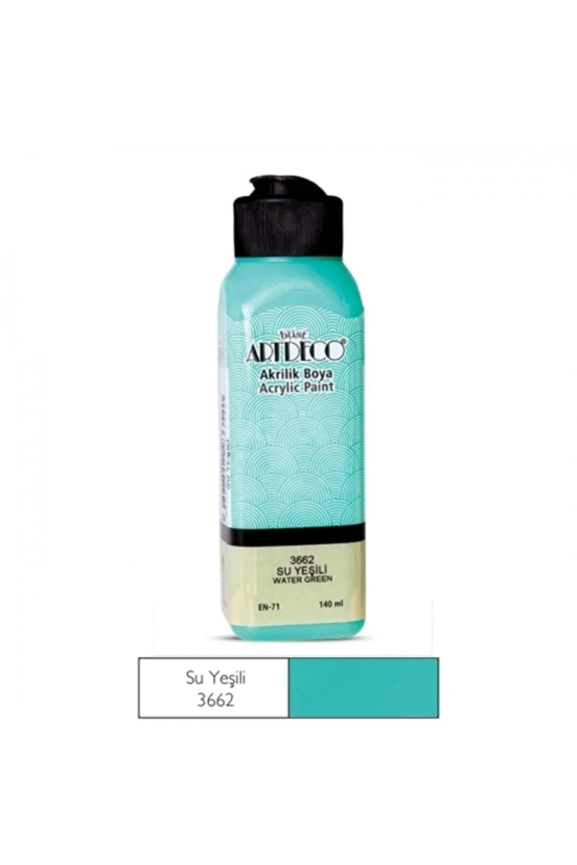 Yeni Formül Akrilik Boya 140 ml Su Yeşili