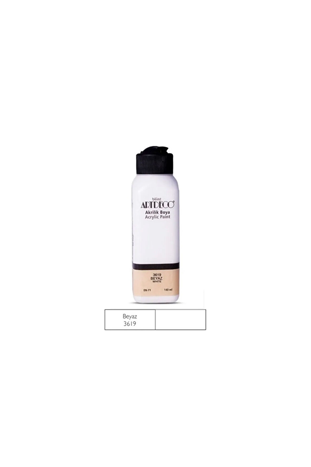 Kırık Beyaz Yeni Formül Akrilik Boya 140 Ml