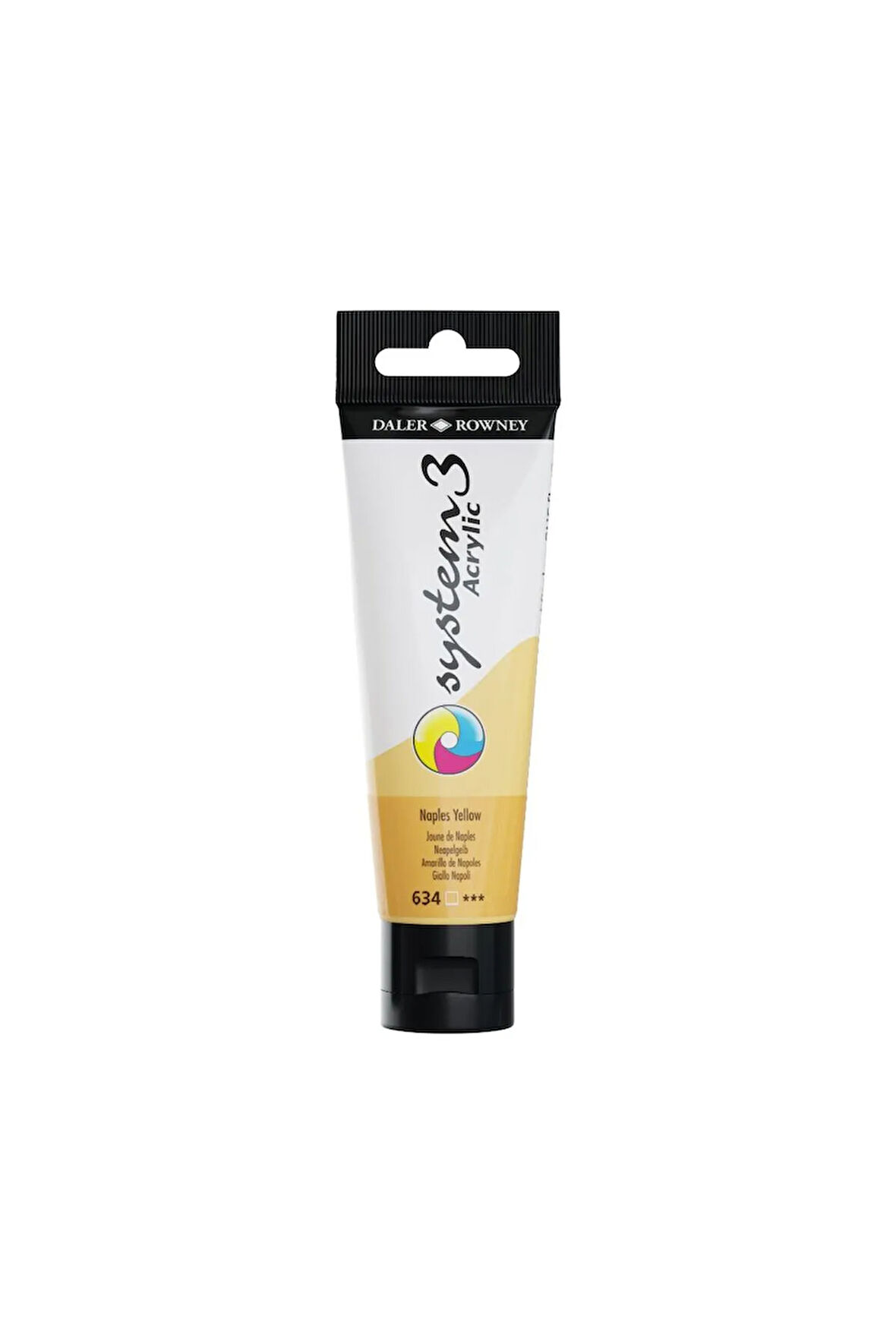 Daler Rowney System 3 Akrilik Boya 150ml 634 Naples Yellow