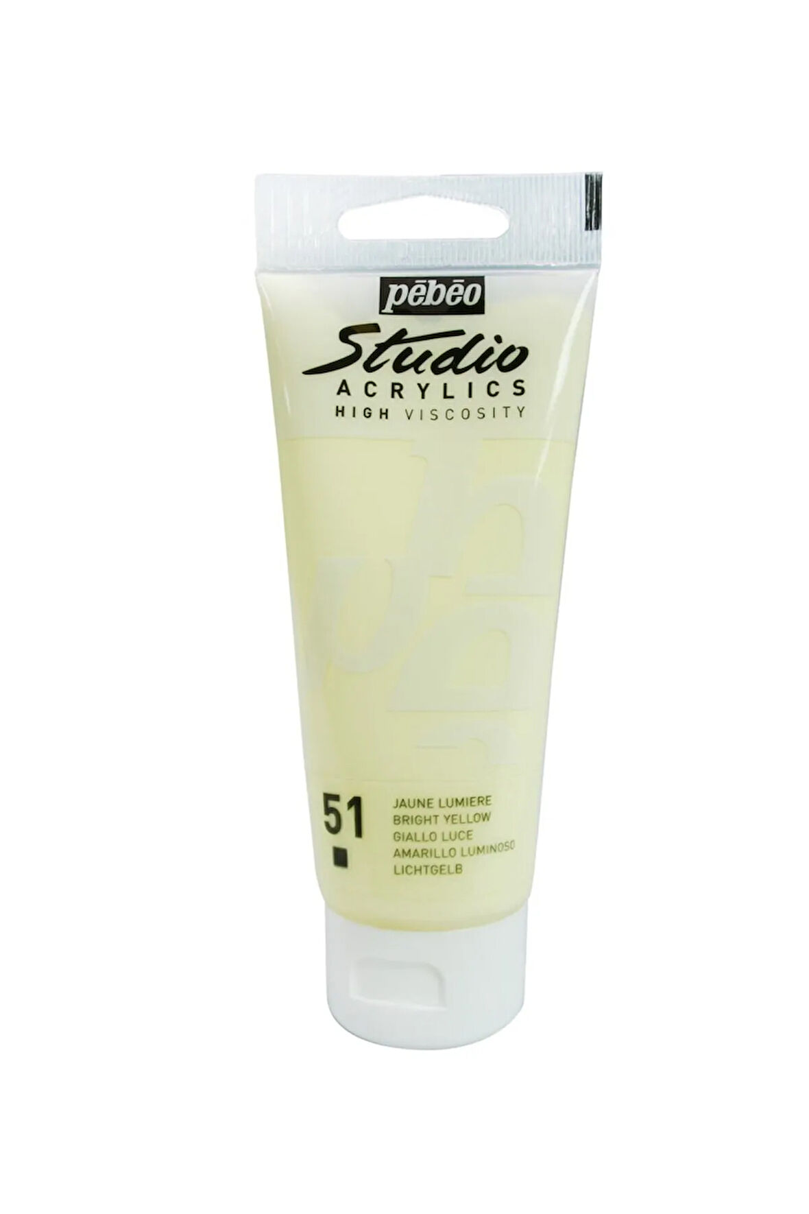 Studio Akrilik Boya - Bright Yellow - 100ml - N:51