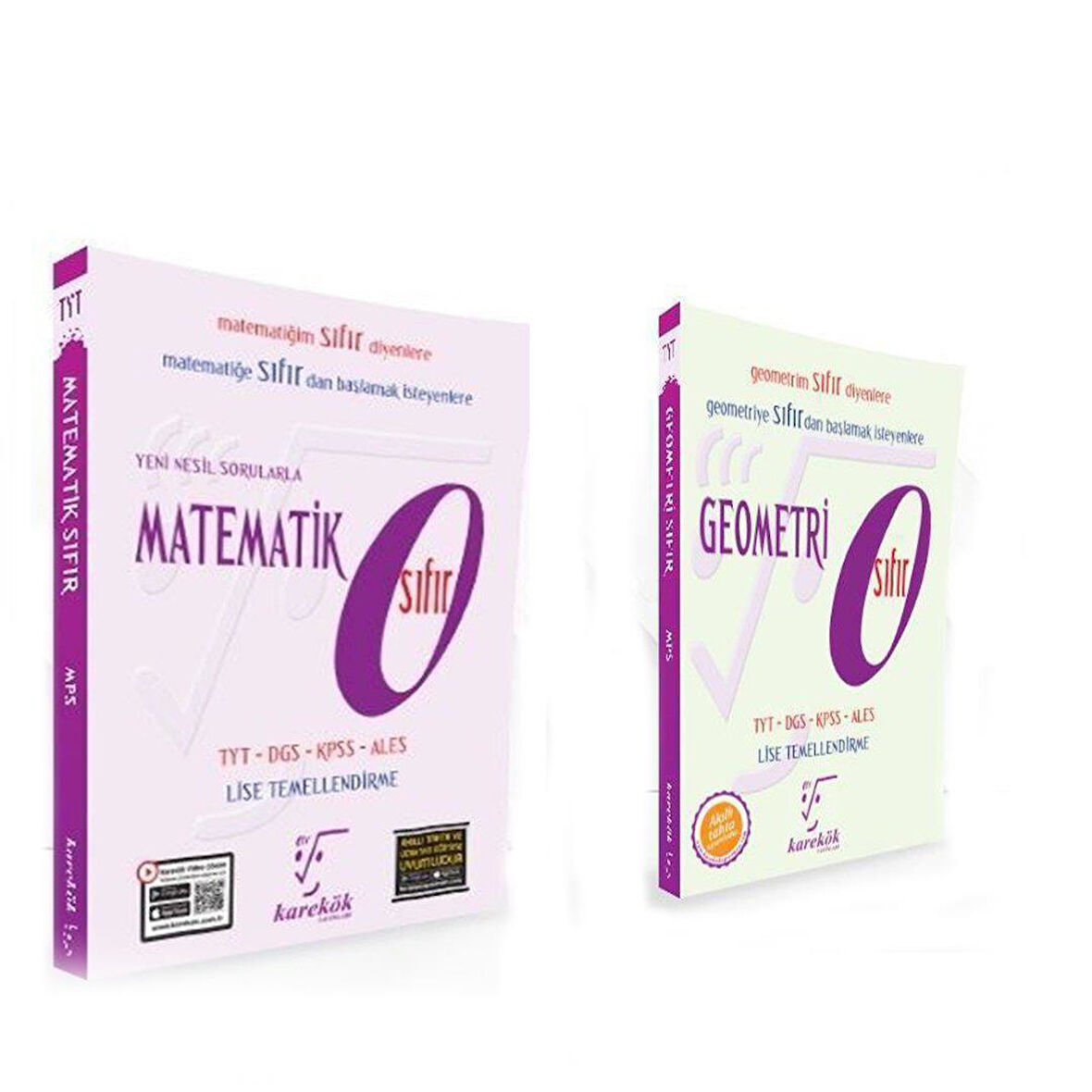 Karekök Yayınları Matematik ve Geometri Sıfır Seti 2 Kitap