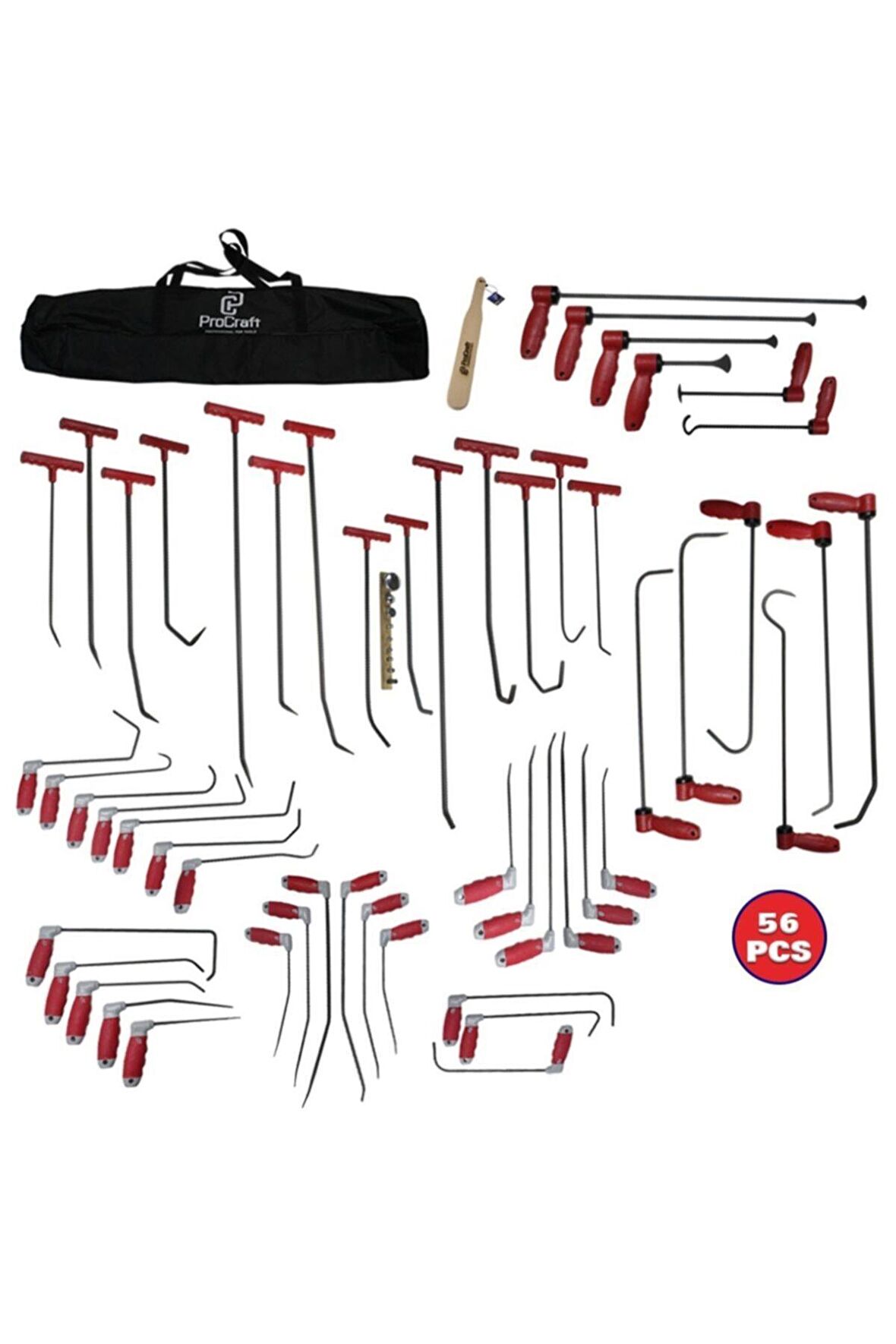 Pdr Tools 56 Parça Boyasız Göçük Düzeltme Set Kaporta Onarım