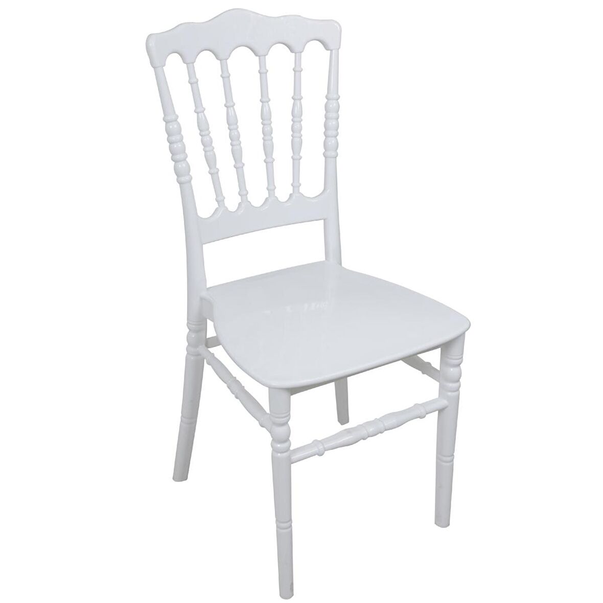 Mandella Silver Sandalye Napolyon (2 adet) BEYAZ