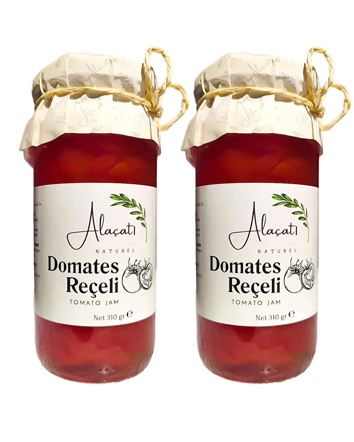 Doğal Domates Reçeli 310g x2 Adet