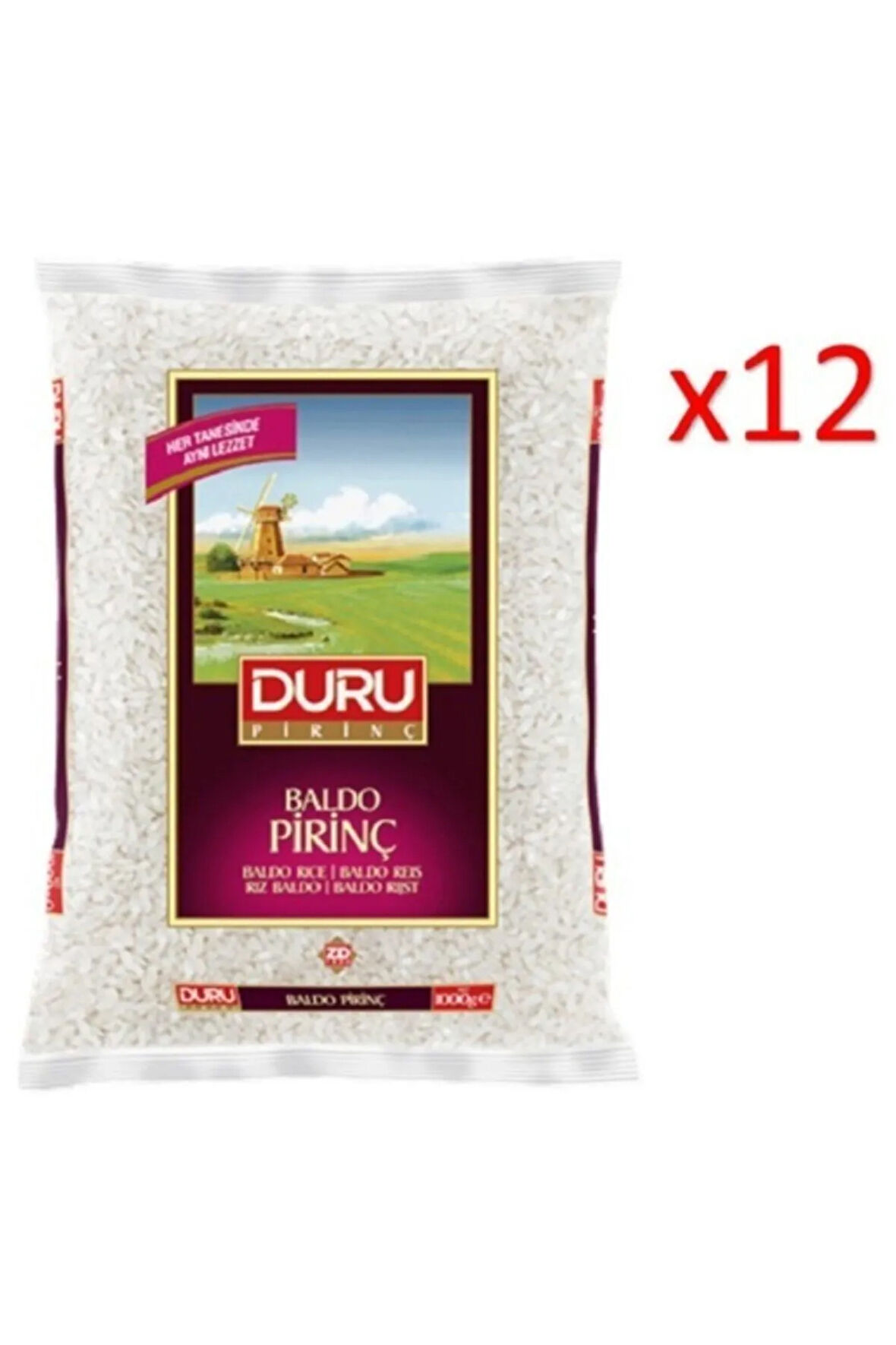 Baldo Pirinç 1 Kg X 12 Adet