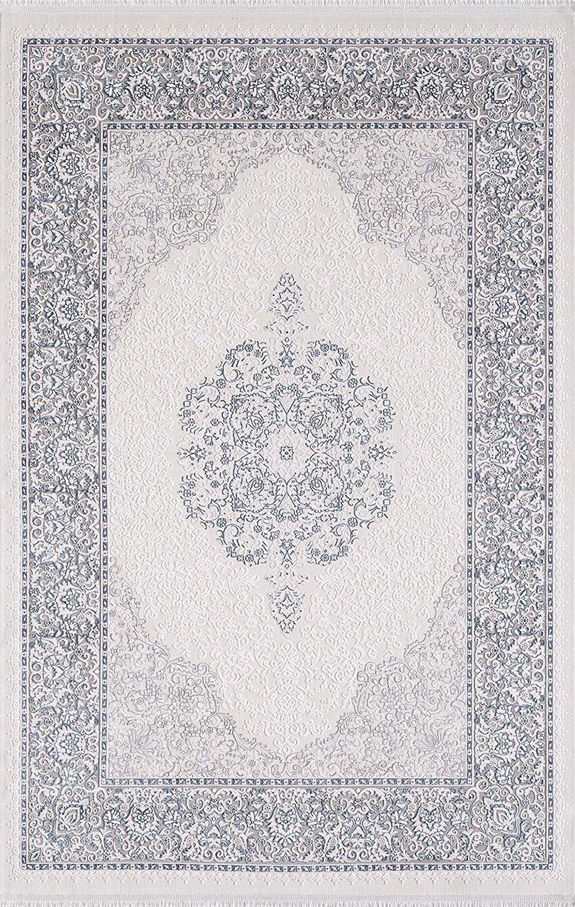 Artemis Halı Dream 09705A Gri Mavi Klasik Bambu Halı