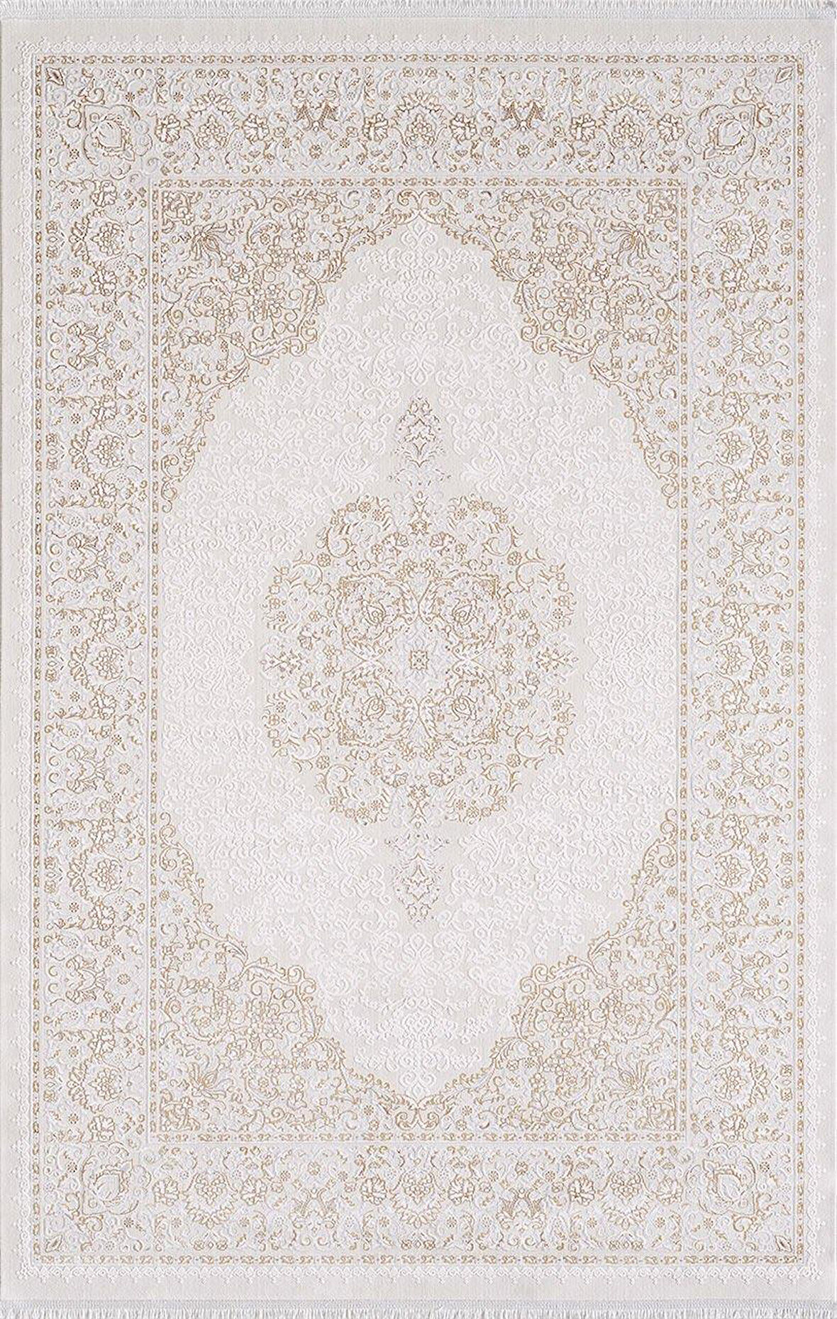Artemis Halı Dream 09705B Gri Gold Klasik Bambu Halı