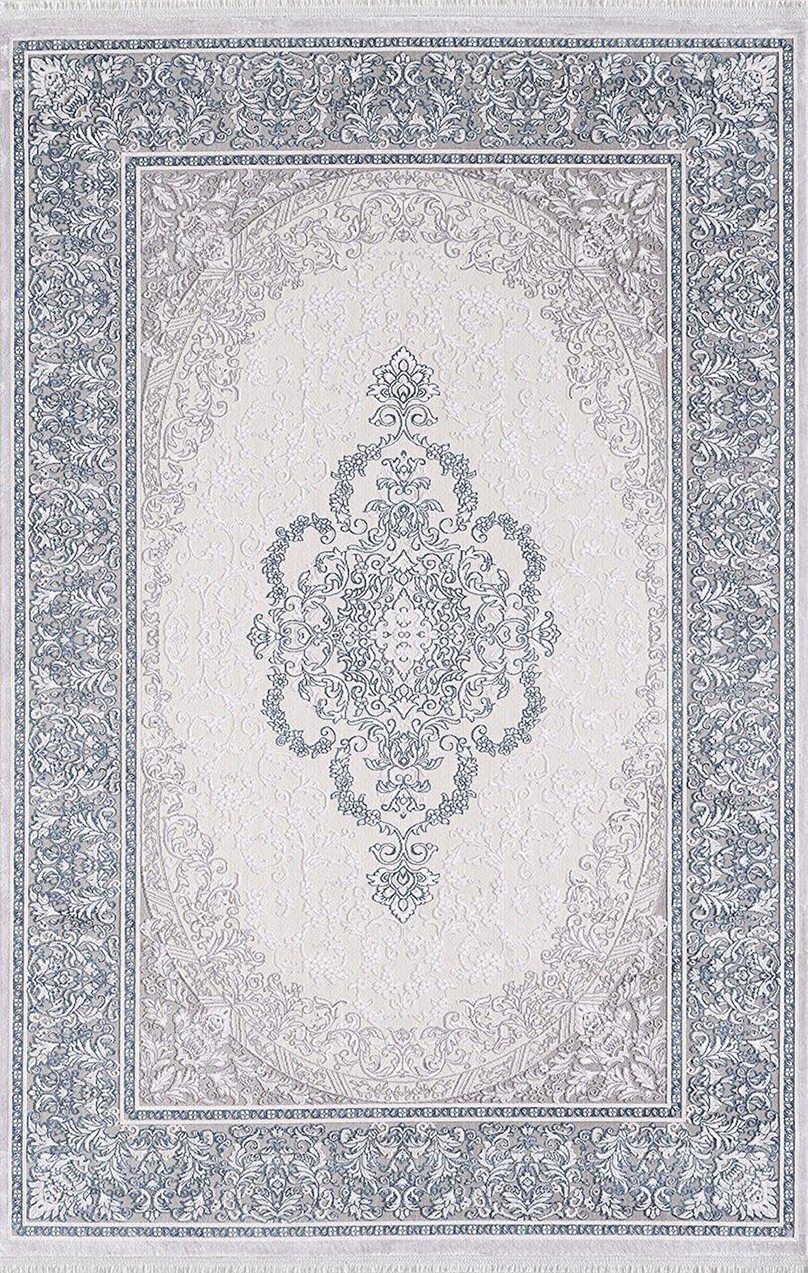 Artemis Halı Dream 09706A Gri Mavi Klasik Bambu Halı