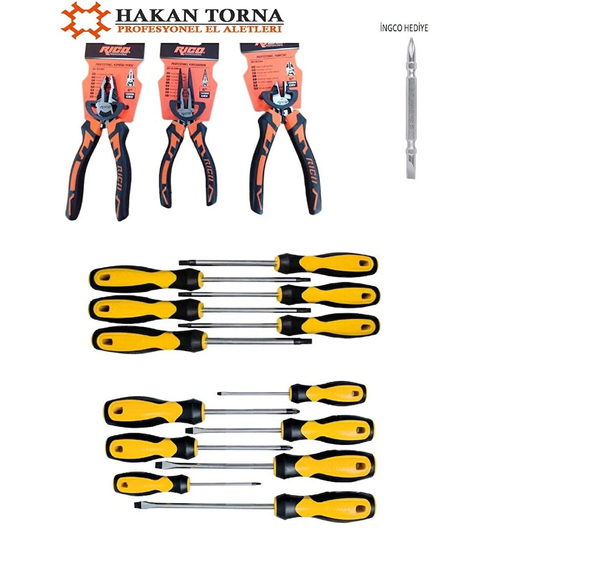 Pense Takımı Tornavida RİCO Torx Tornavida Seti