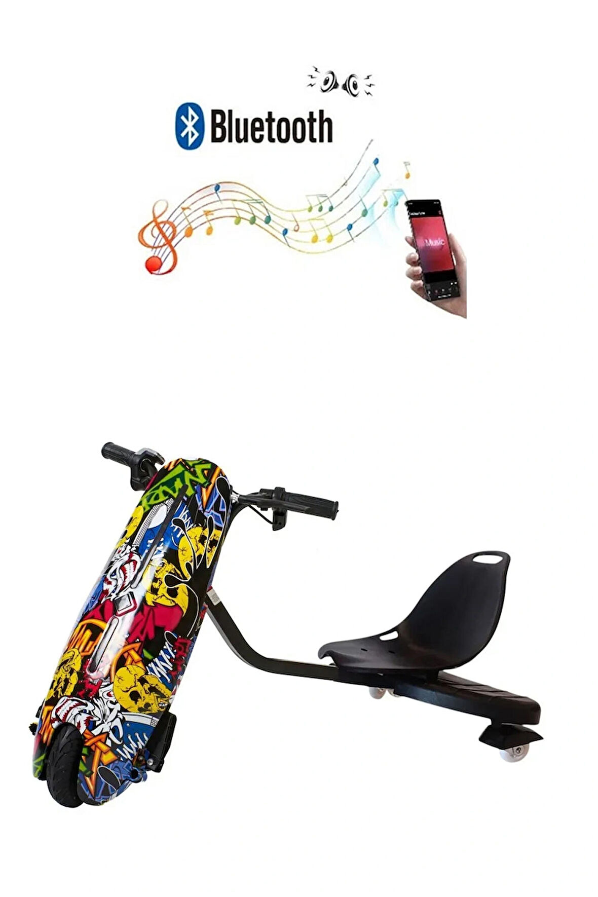 Citymate Drift Car Elektrikli Kaykay Bluetooth Dirift Kar Hoverboard Scooter Ledli Bluetoothlu D01