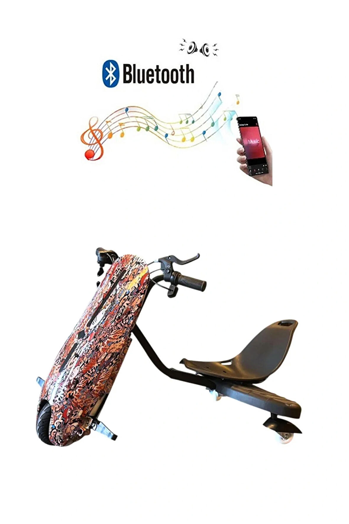 Citymate Drift Car Elektrikli Kaykay Bluetooth Dirift Kar Hoverboard Scooter Ledli Bluetoothlu D07