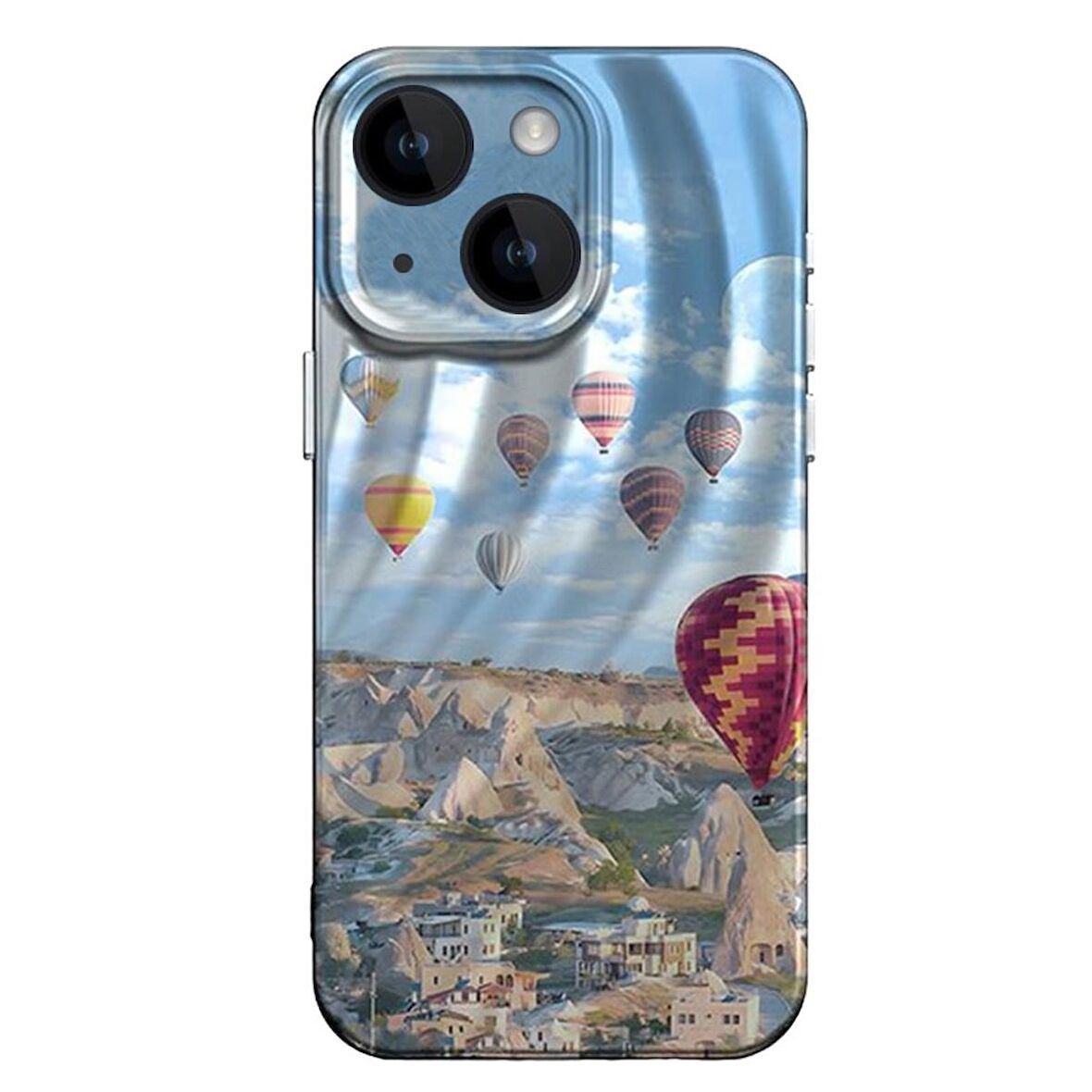 Teleplus iPhone 15 Kılıf Crew Desenli Kapak Balon
